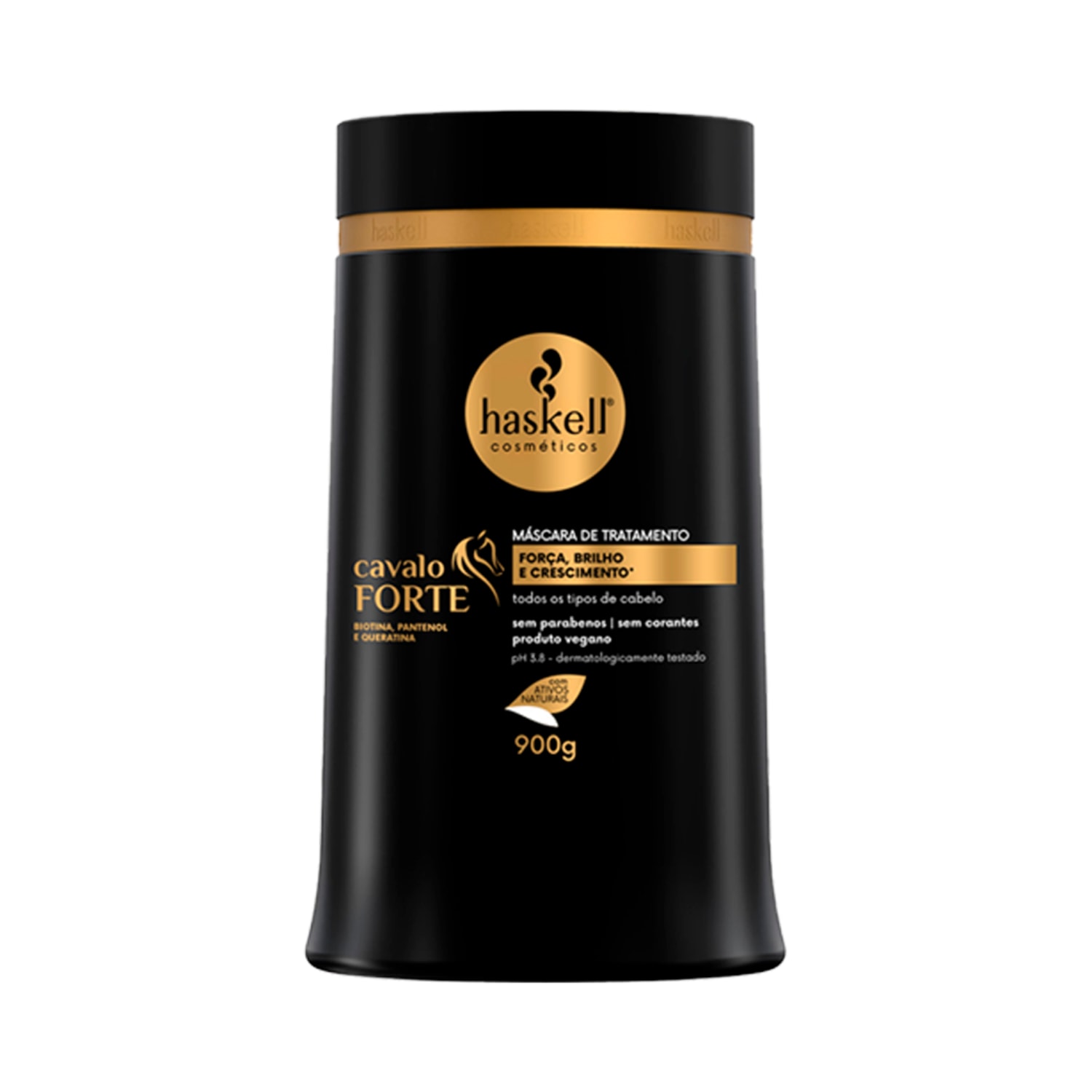 Kit Haskell Cavalo Forte Shampoo 1L + 02 Máscara 900g