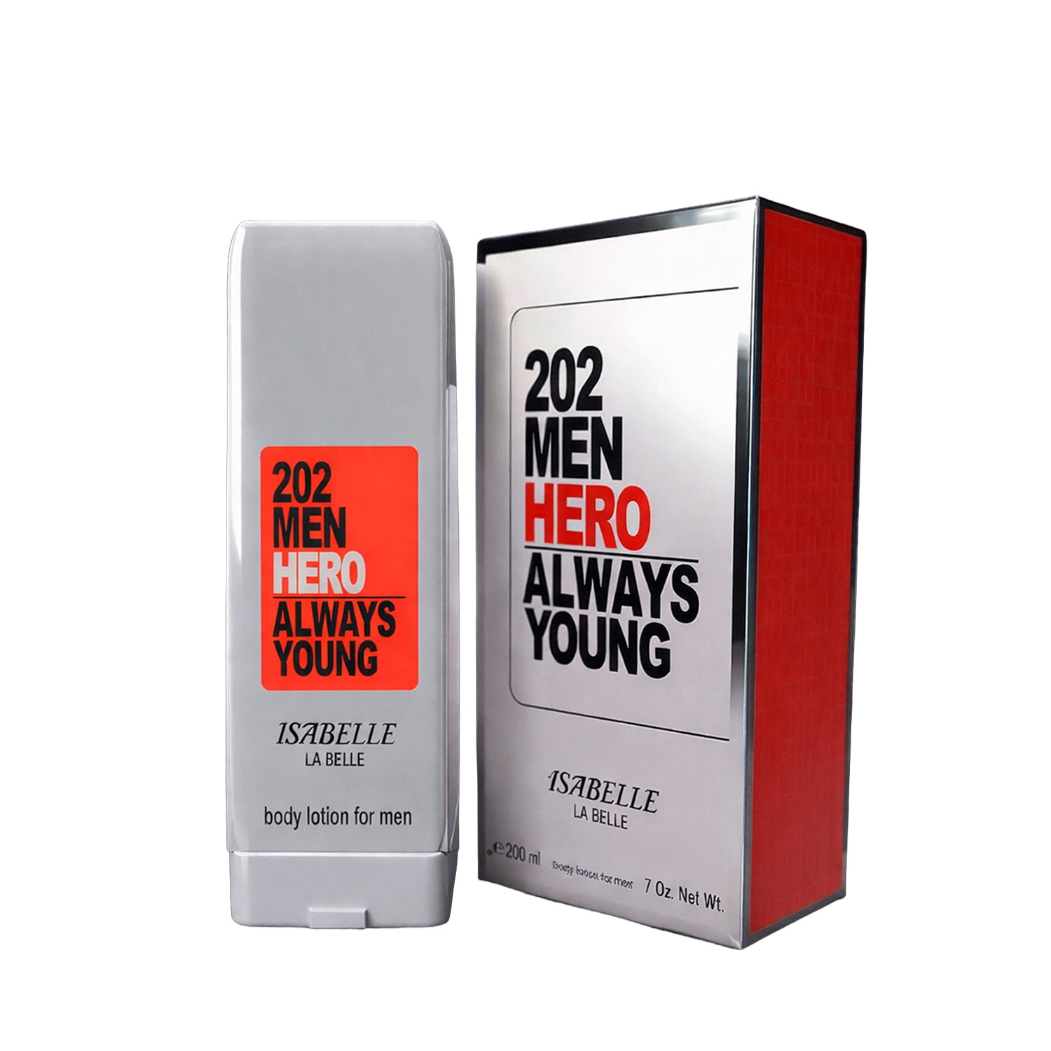 Isabelle La Belle 202 Men Hero Always Young - Loção Hidratante Corporal 200ml