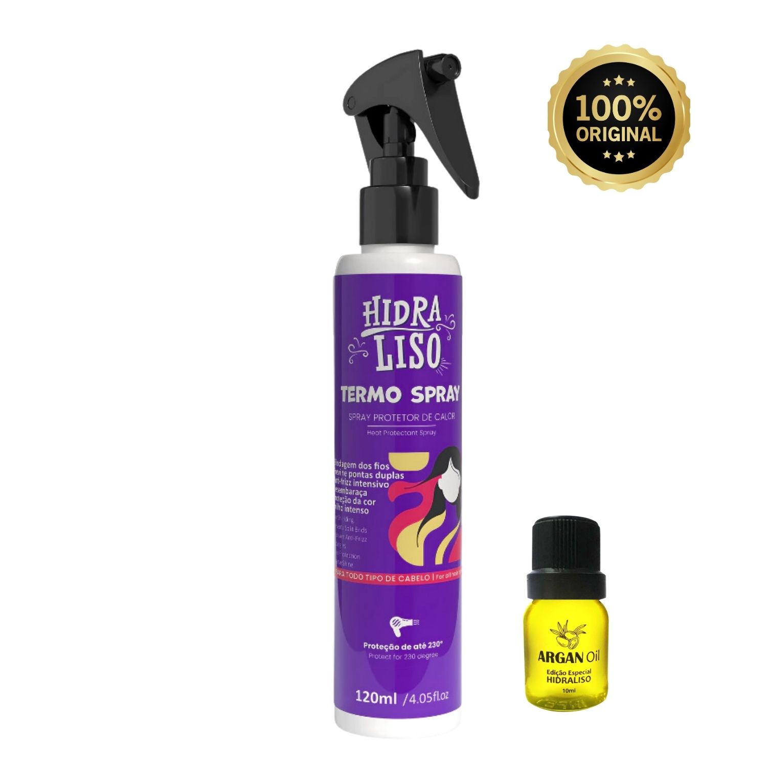 Termo Spray - Protetor Térmico Capilar - Hidraliso