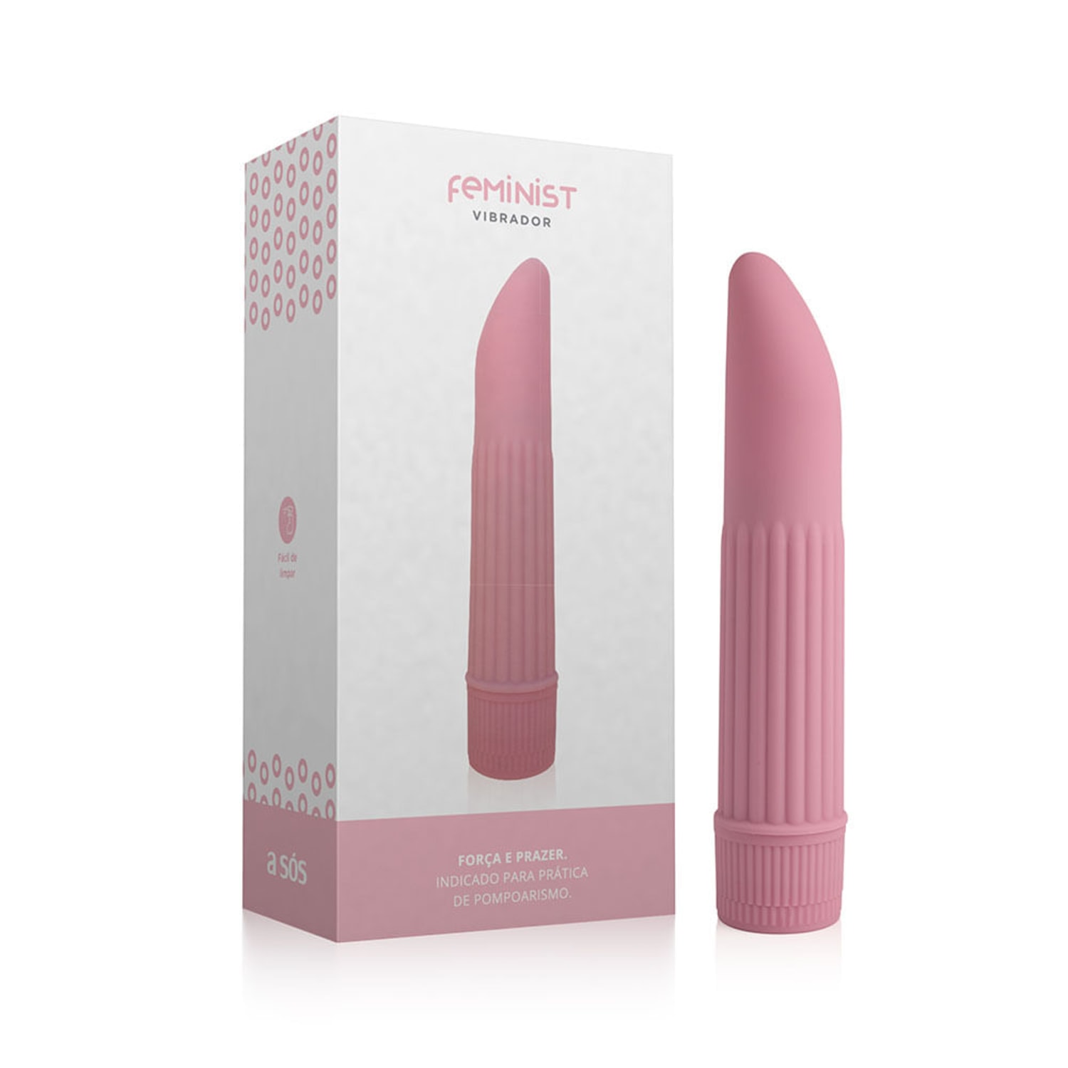 Vibrador Multivelocidade para Pompoarismo Feminist - Rosa