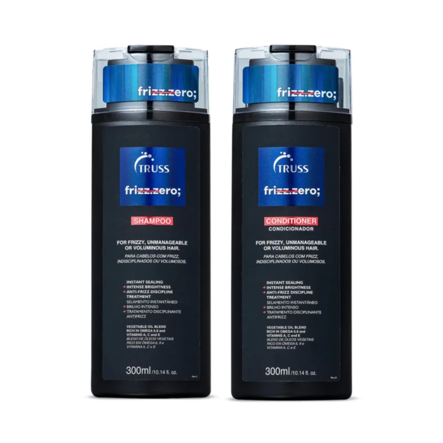 Combo Truss Frizz Zero; Shampoo + Condicionador 300ml