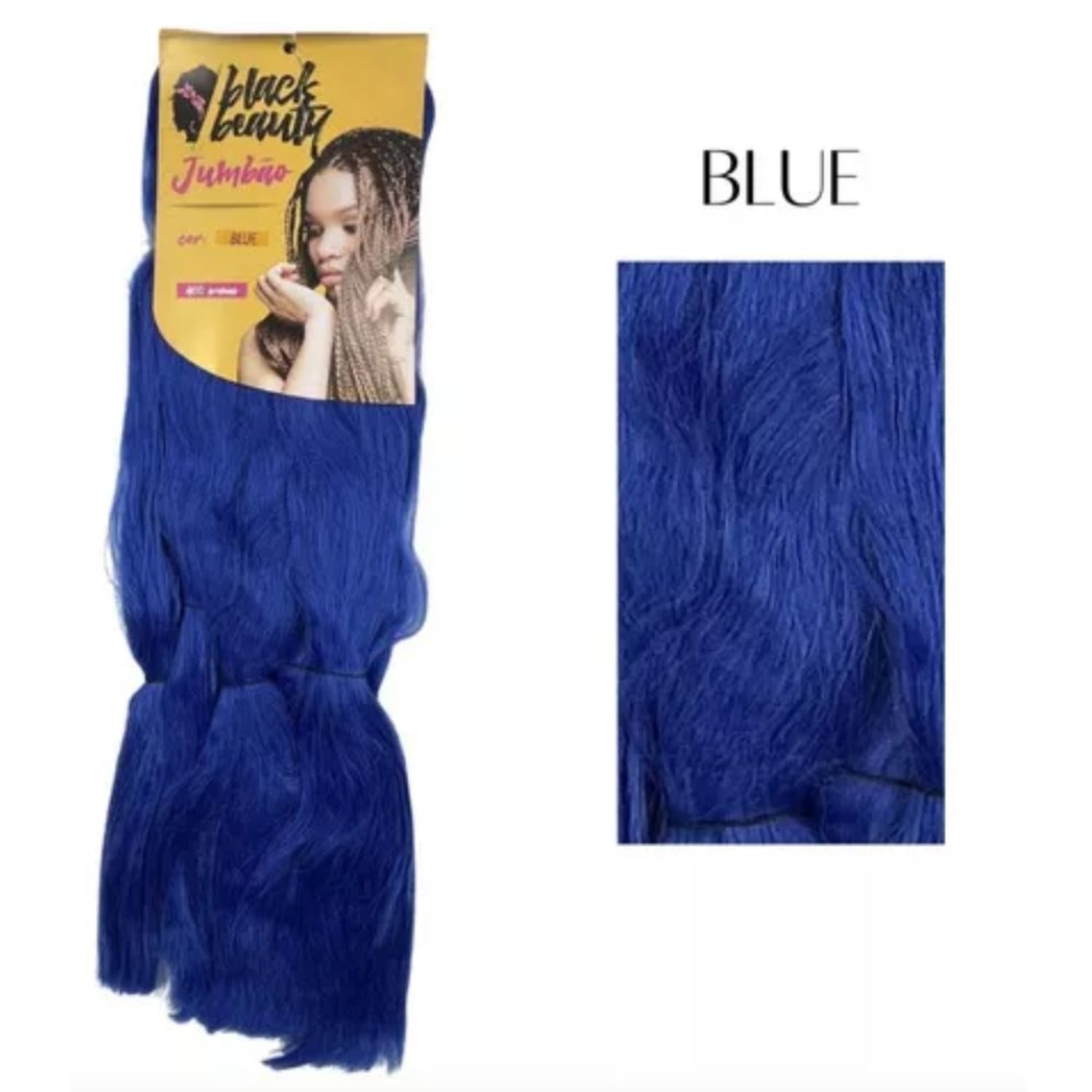 Cabelo Fibra Sintetica Jumbão 51" COLORS 400g - BLUE