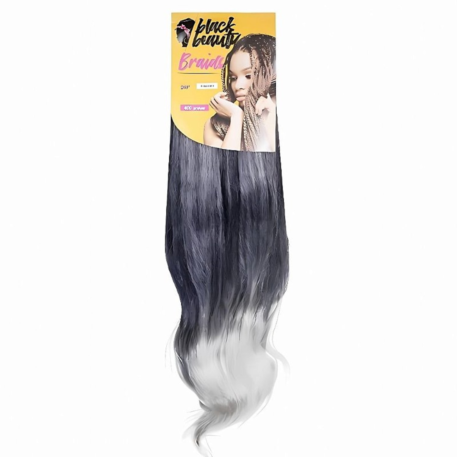 Black Beauty Braids Jumbão 51" COLORS T1B/White - Aplique de Cabelo 400g