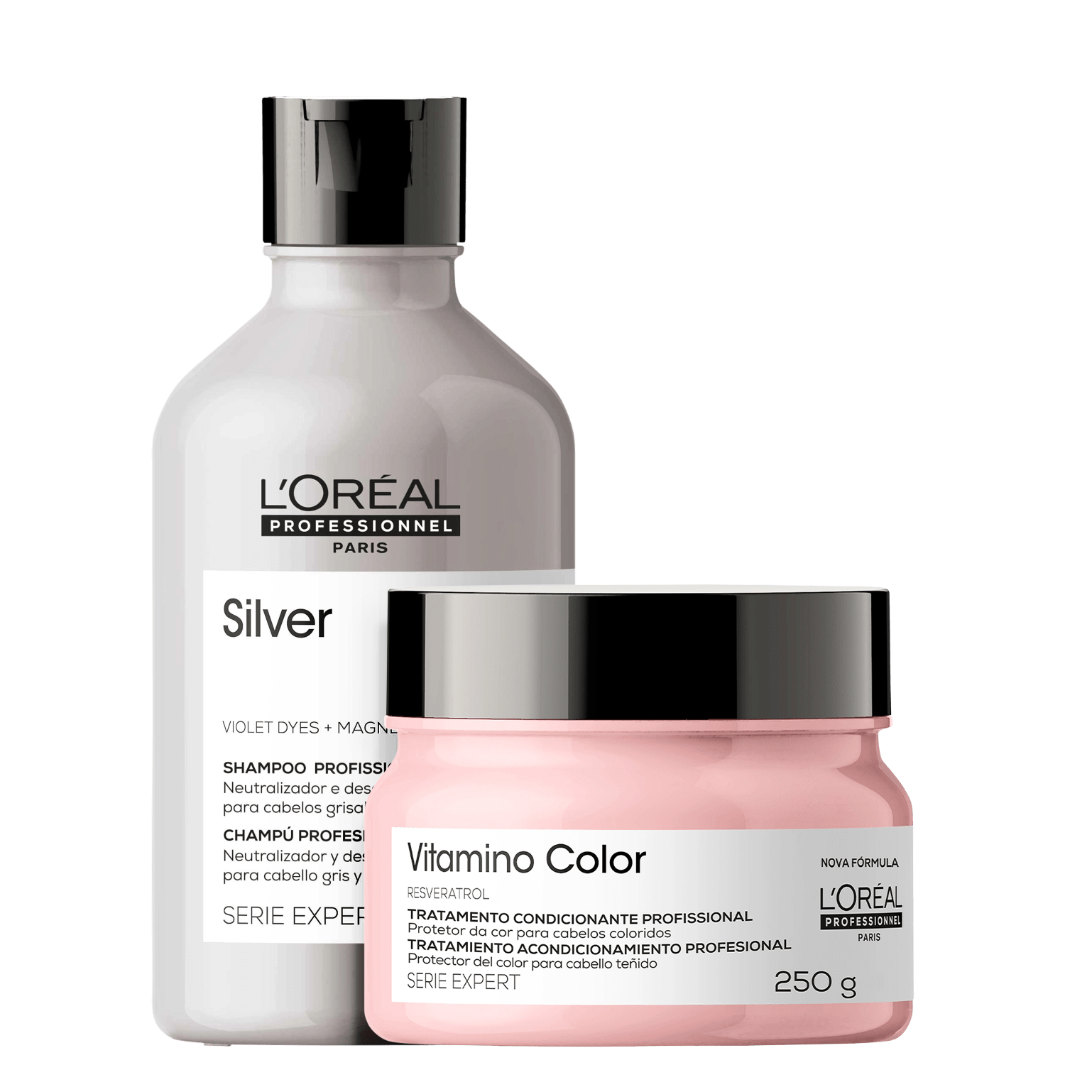 Kit L'Oréal Professionnel Vitamino Color Silver (2 Produtos)