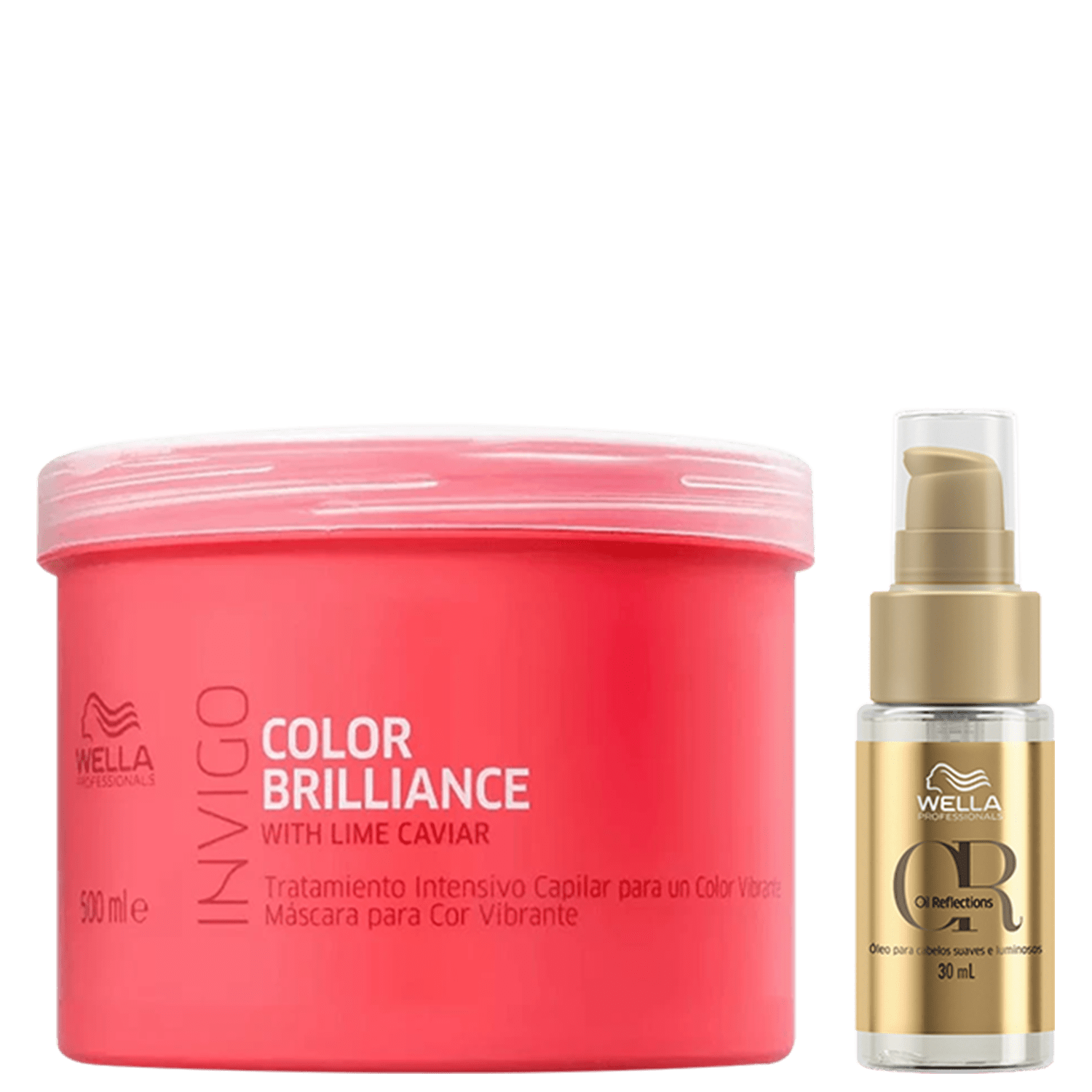 Kit Wella Professionals Color Brilliance Oil Reflections Oil Treat Duo (2 Produtos)