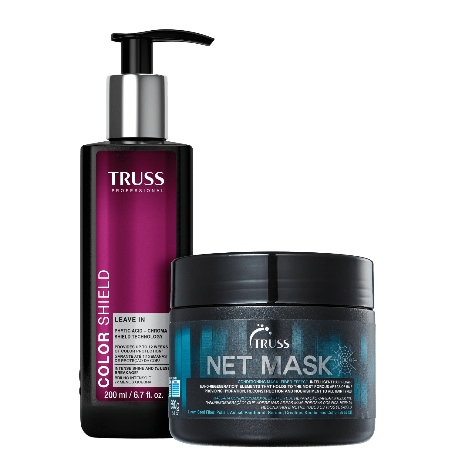Kit Truss Color Shield - Leave-In 200ml + Net Mask 550g