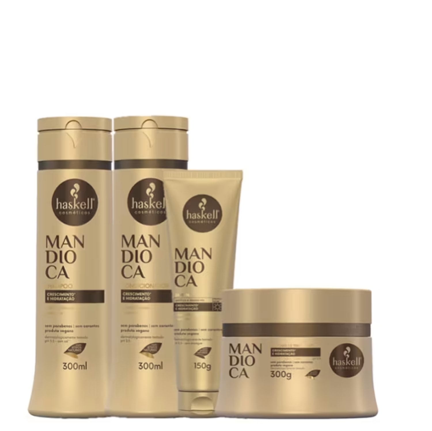 Kit Haskell Mandioca Tratamento (4 Produtos)