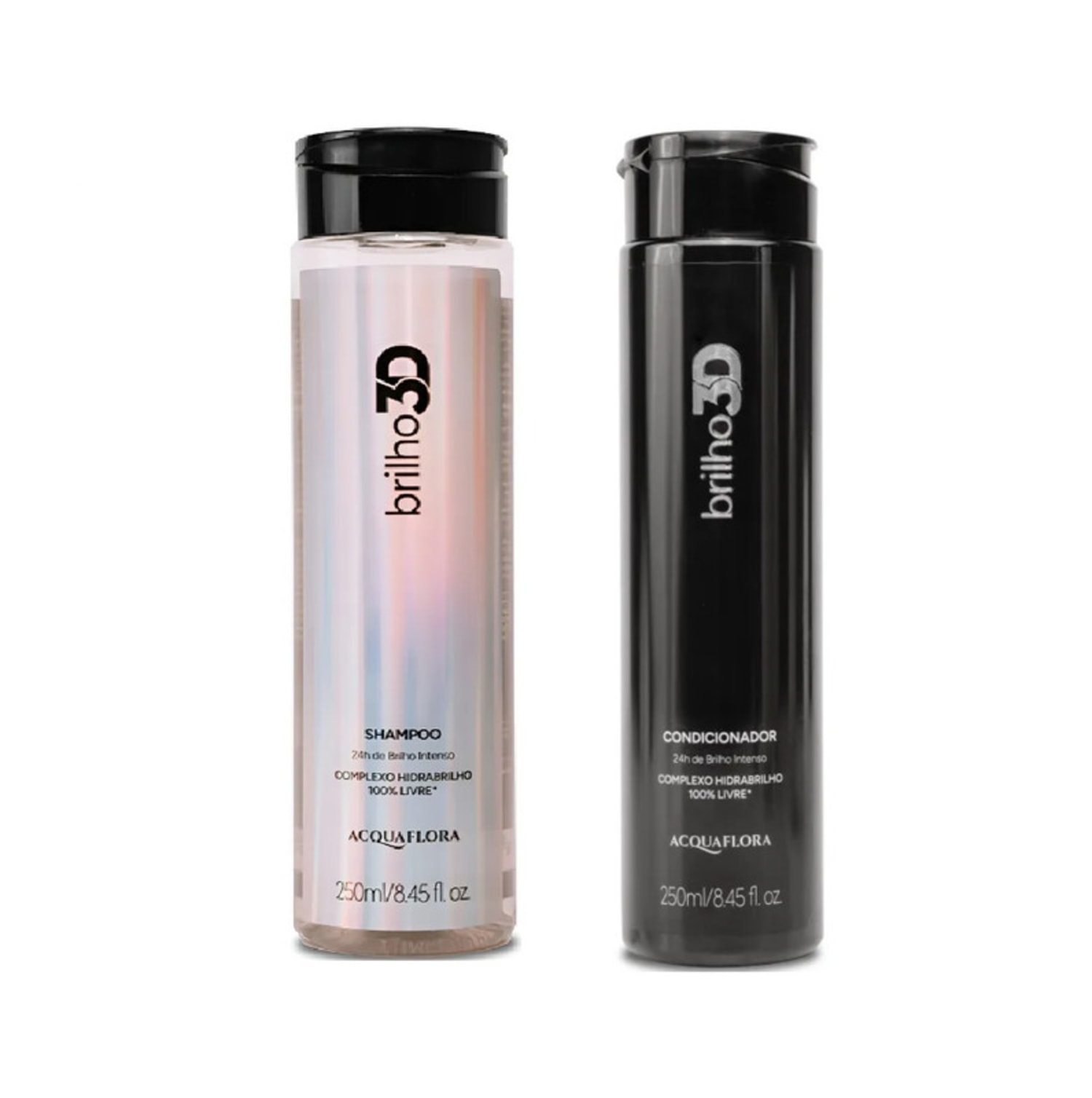 Kit Acquaflora Brilho 3D Shampoo + Condicionador ( 2 Produtos )