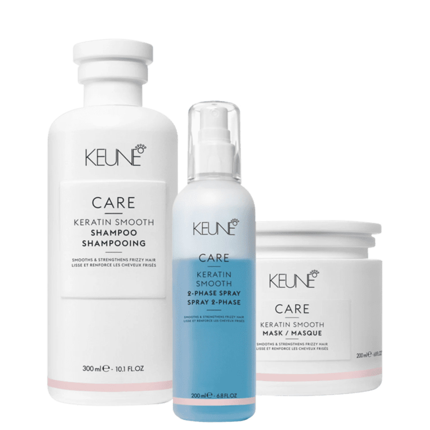 Kit Keune Care Keratin Smooth Phase (3 Produtos)