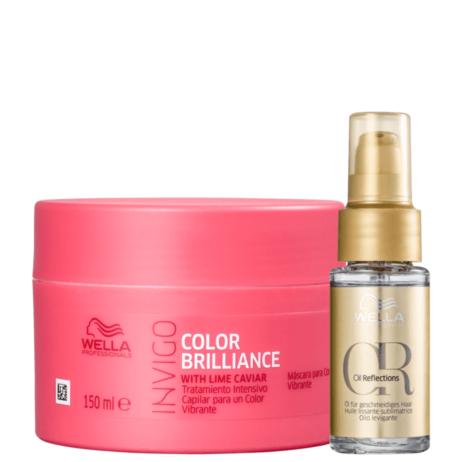 Kit Wella Professionals Invigo Color Brilliance Mask + Oil Reflections (2 Produtos)
