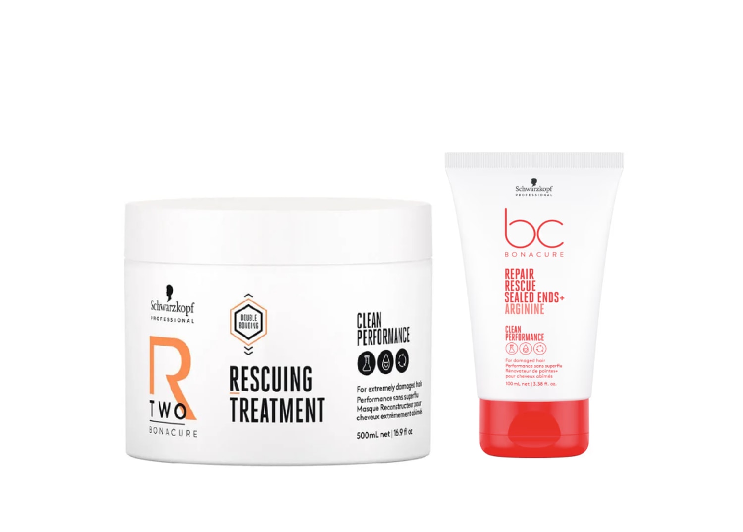 Kit Schwarzkopf Professional Bonacure Repair Rescue Sealed Ends Duo (2 Produtos)