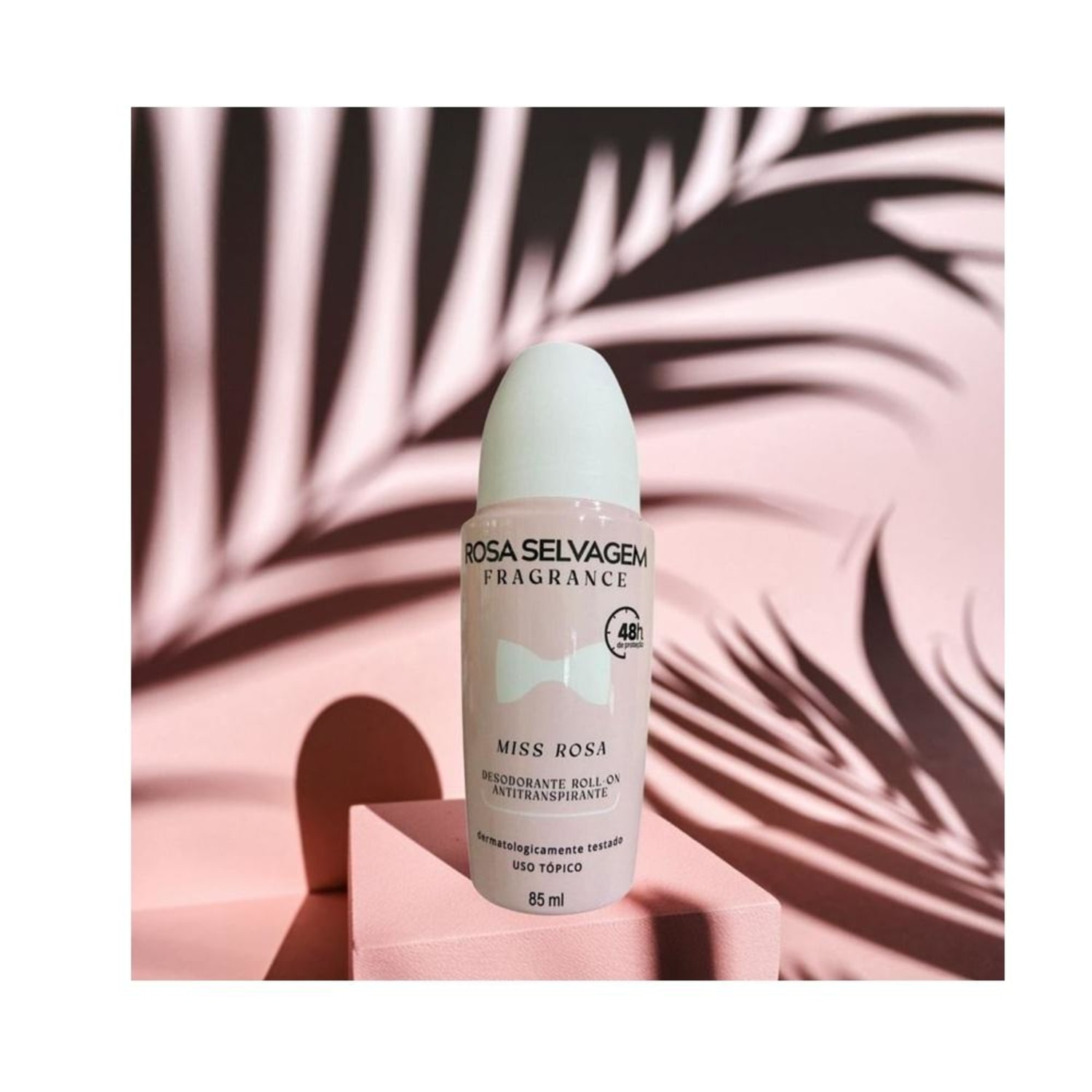Kit 4 Desodorante Roll-on Miss 85ml Rosa Selvagem