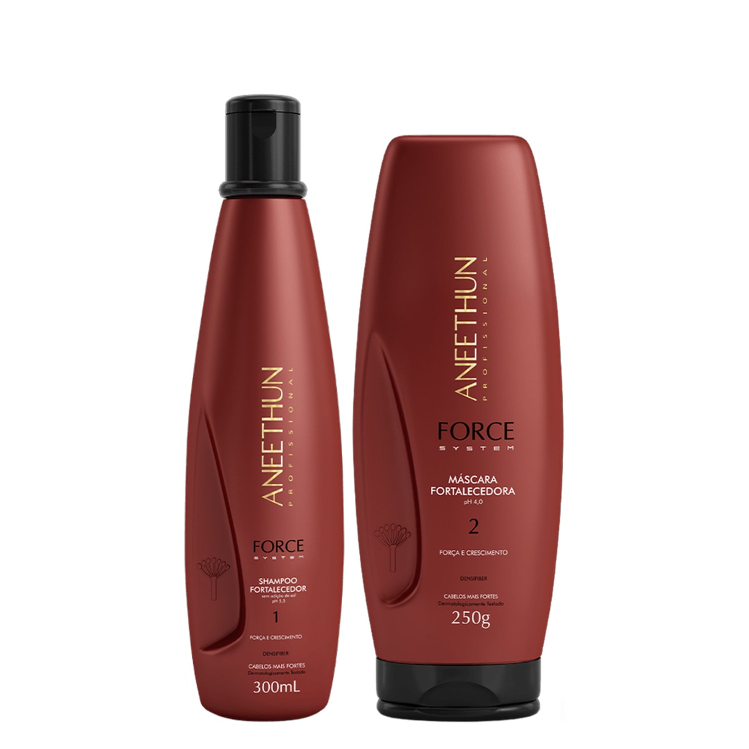 Aneethun Force System Kit Shampoo e Máscara Fortalecedora 250g