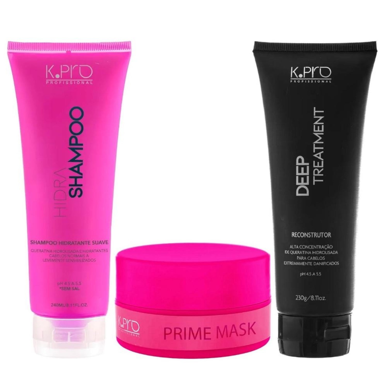 Kit K.Pro Hidra Reconstructor Prime (3 Produtos)