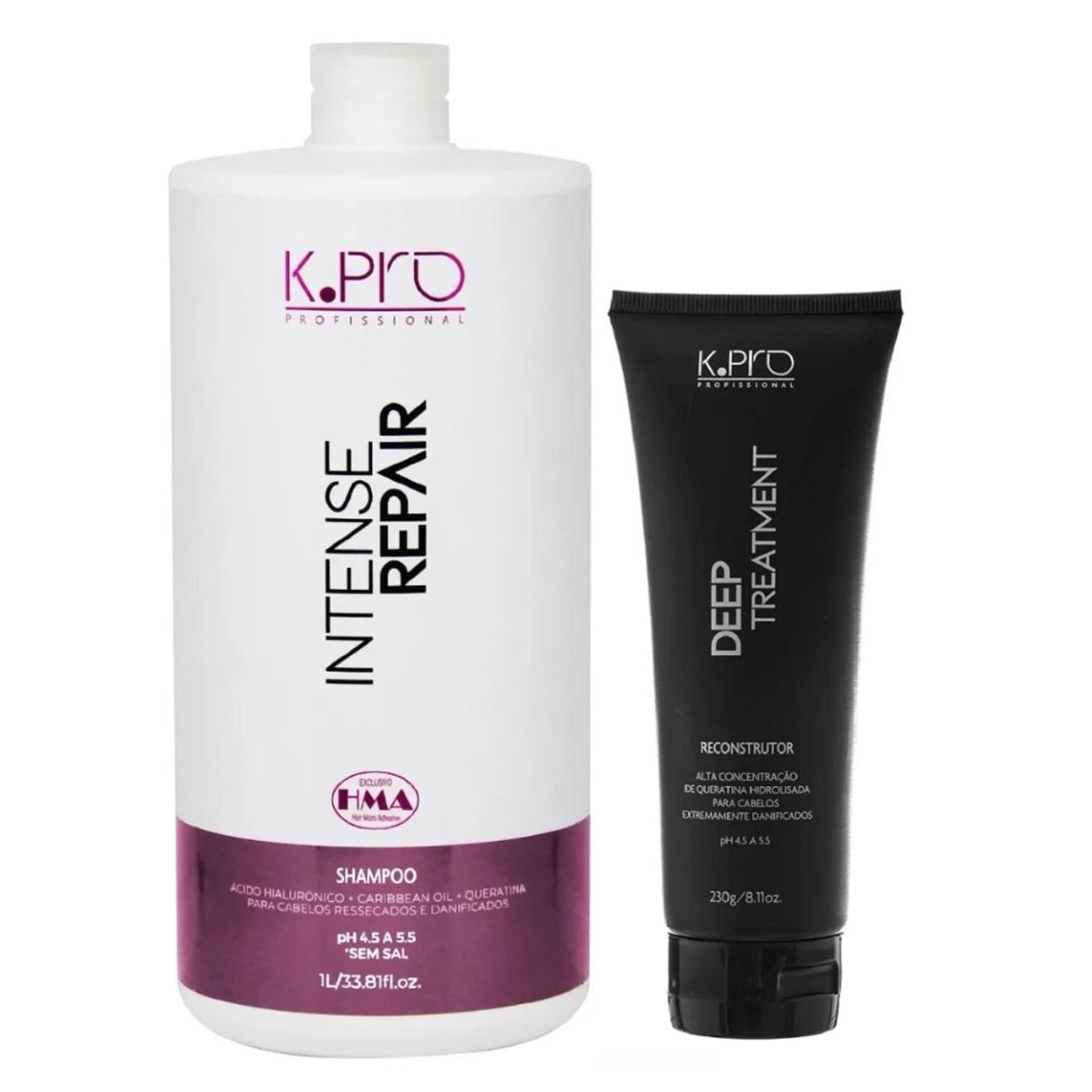 Kit K.Pro Intense Repair & Reconstrutor (2 Produtos)