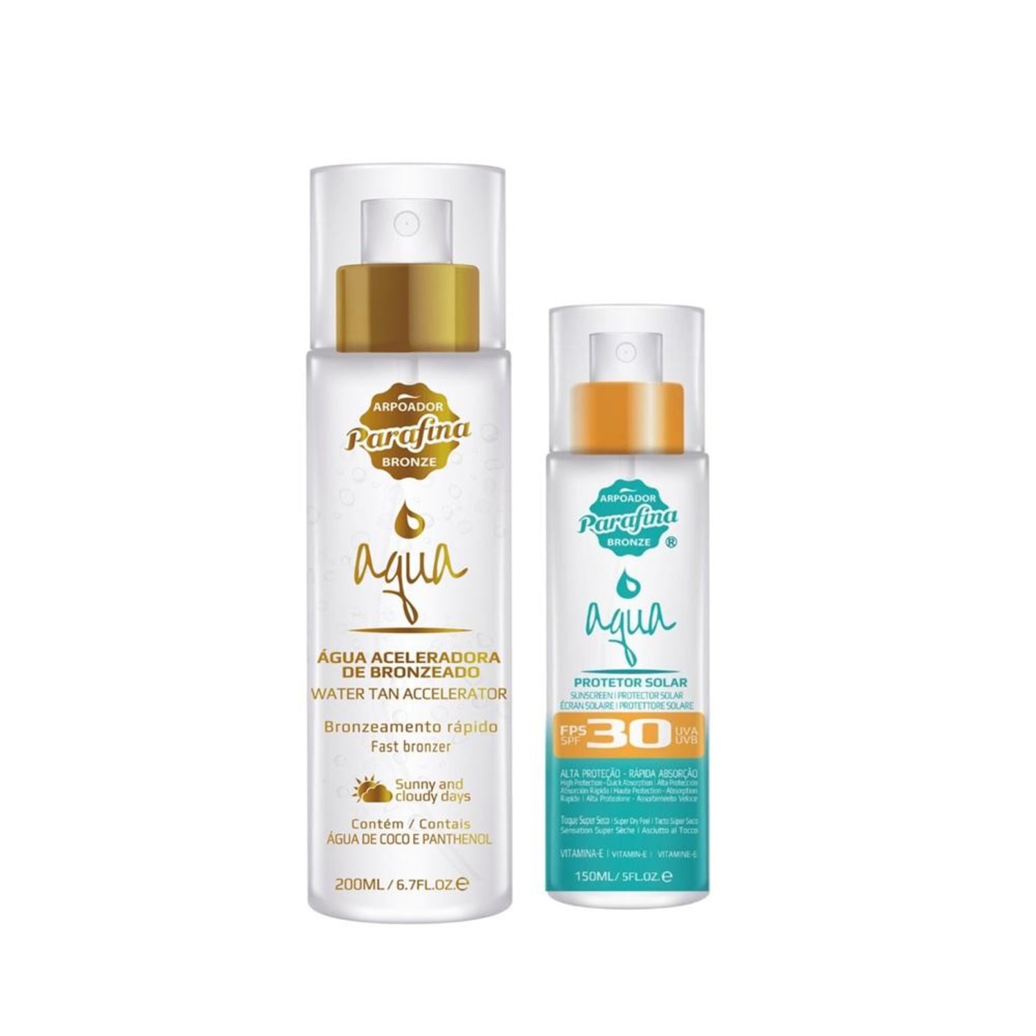 Kit Parafina Bronze Proteção e Bronzeado (2 Produtos)