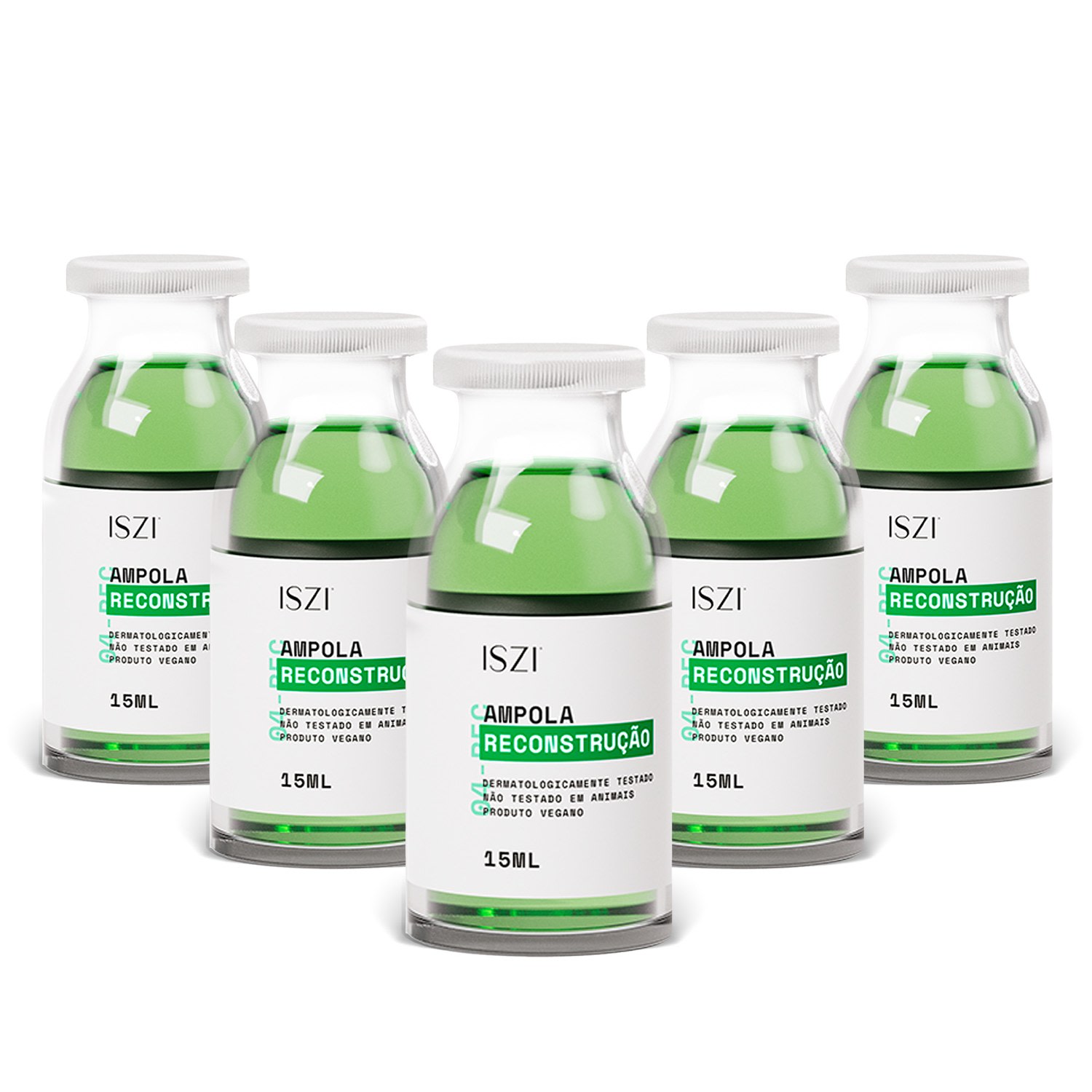 Kit 5 Ampolas Reconstrução - Fortalecimento e Maciez