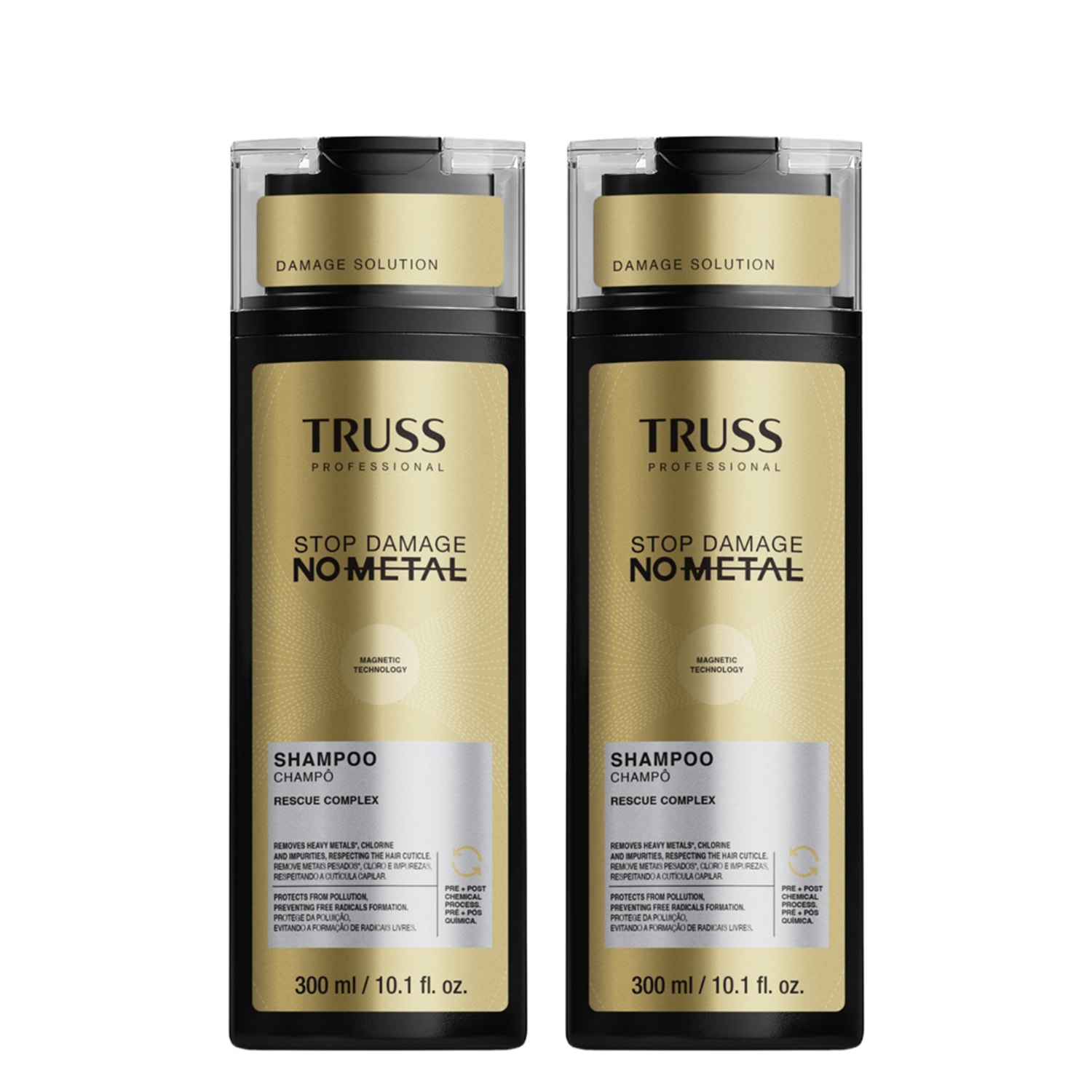 Truss Stop No Metal Kit Shampoo 2x300ml