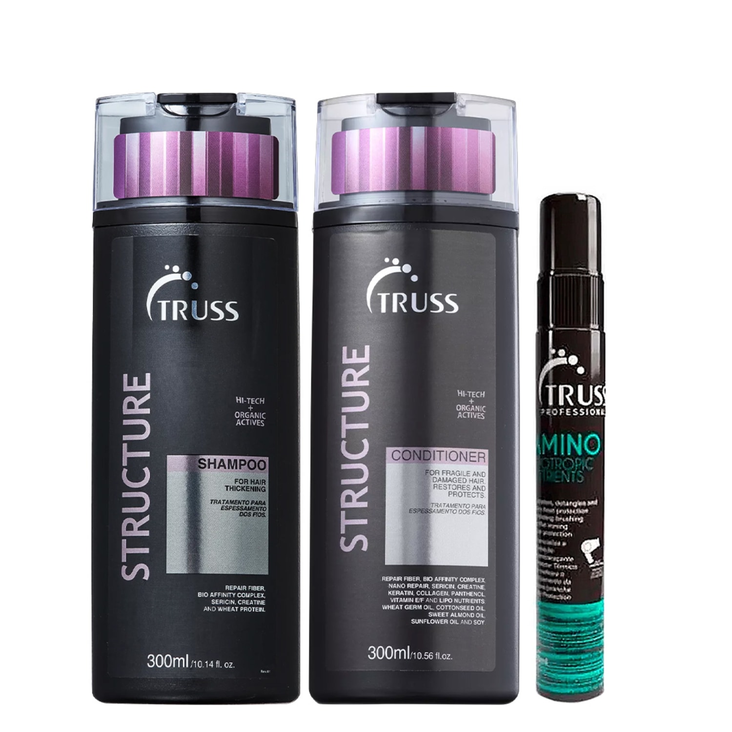 Truss Structure Kit Shampoo Condicionador e Amino 30ml
