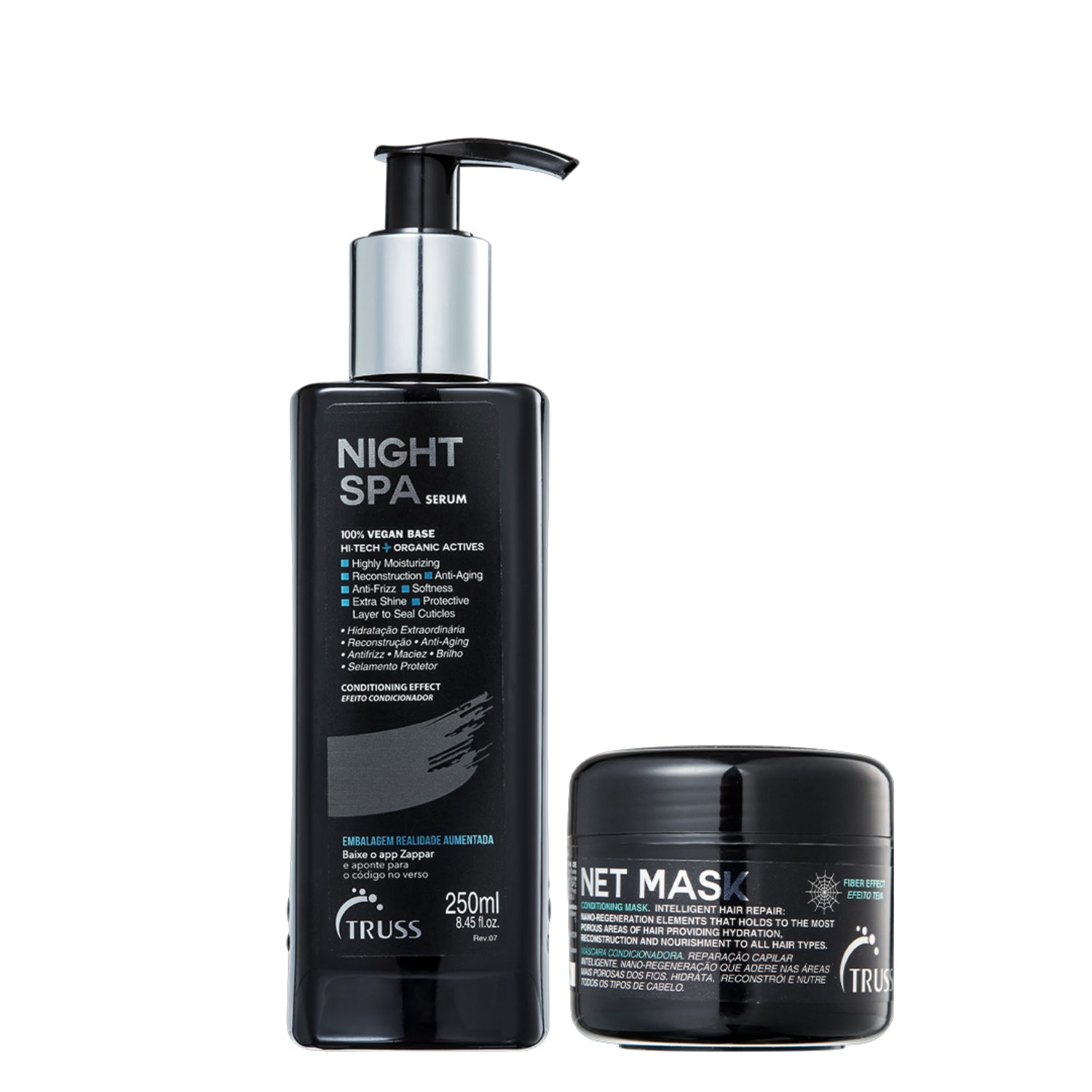 Truss Kit Night Spa Serum 250ml e Net Mask 30g