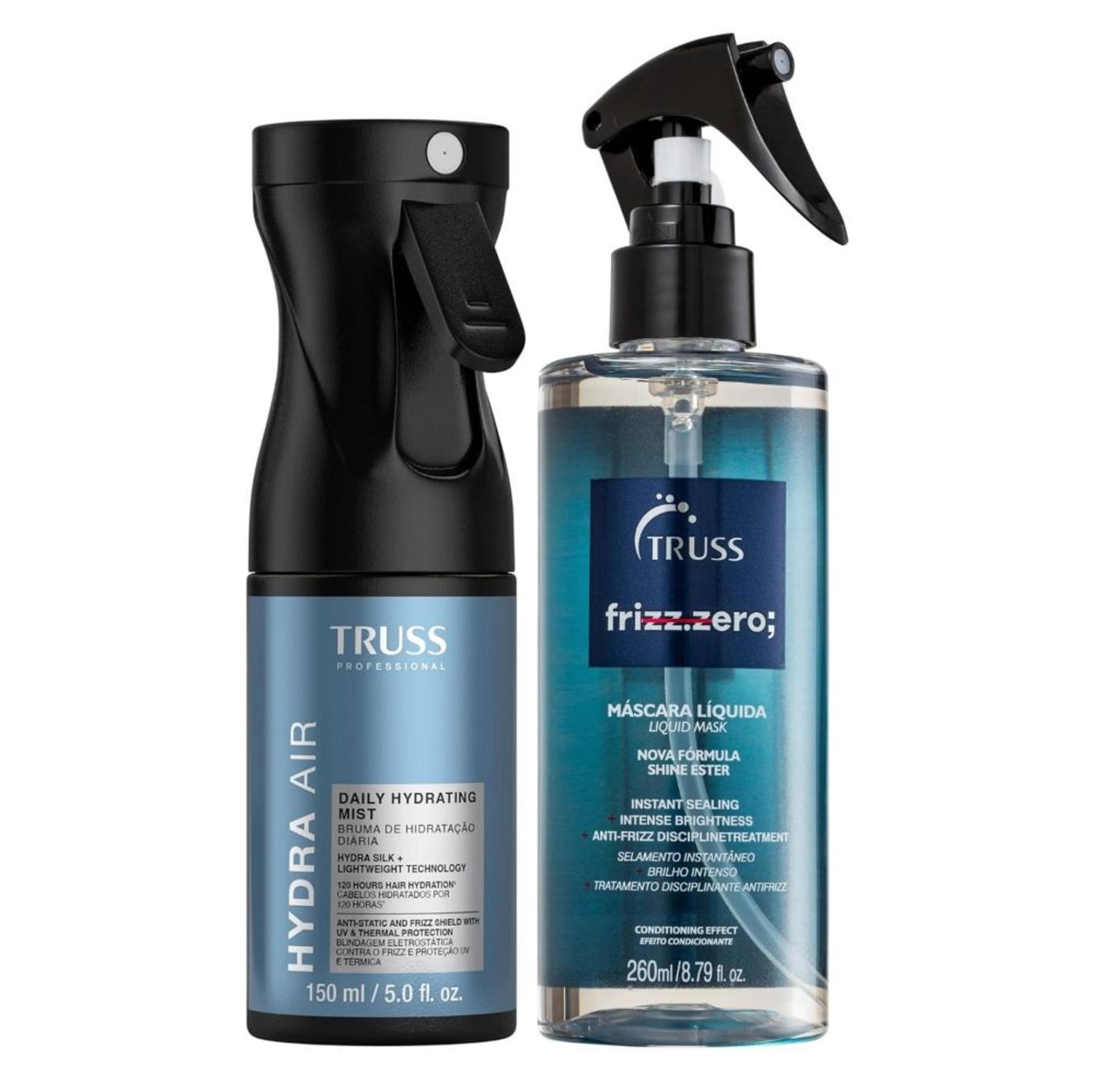 Kit Truss Hydra Air - Bruma de Hidratação 150ml + Frizz Zero 260ml