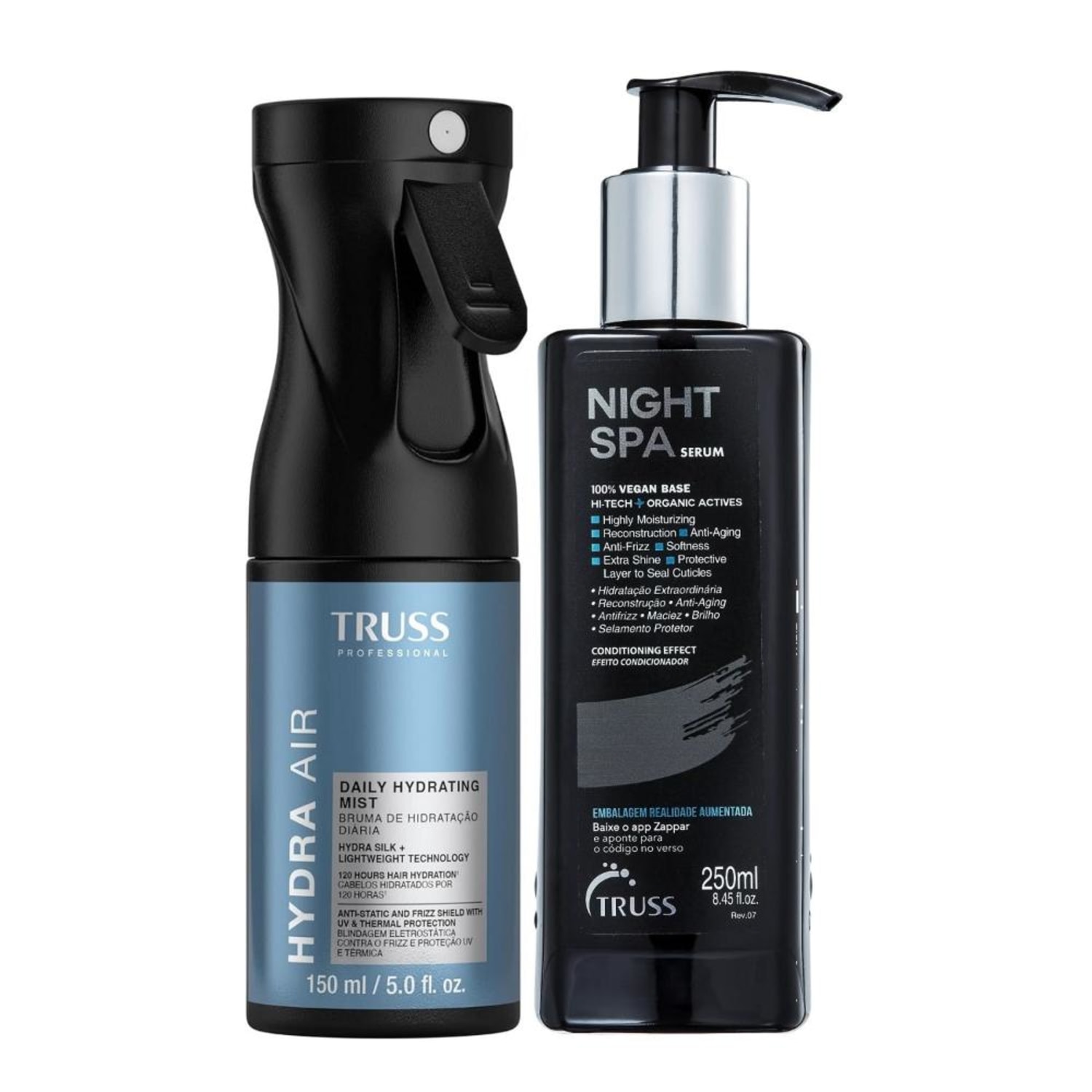 Kit Truss Hydra Air - Bruma de Hidratação 150ml + Night SPA 250ml