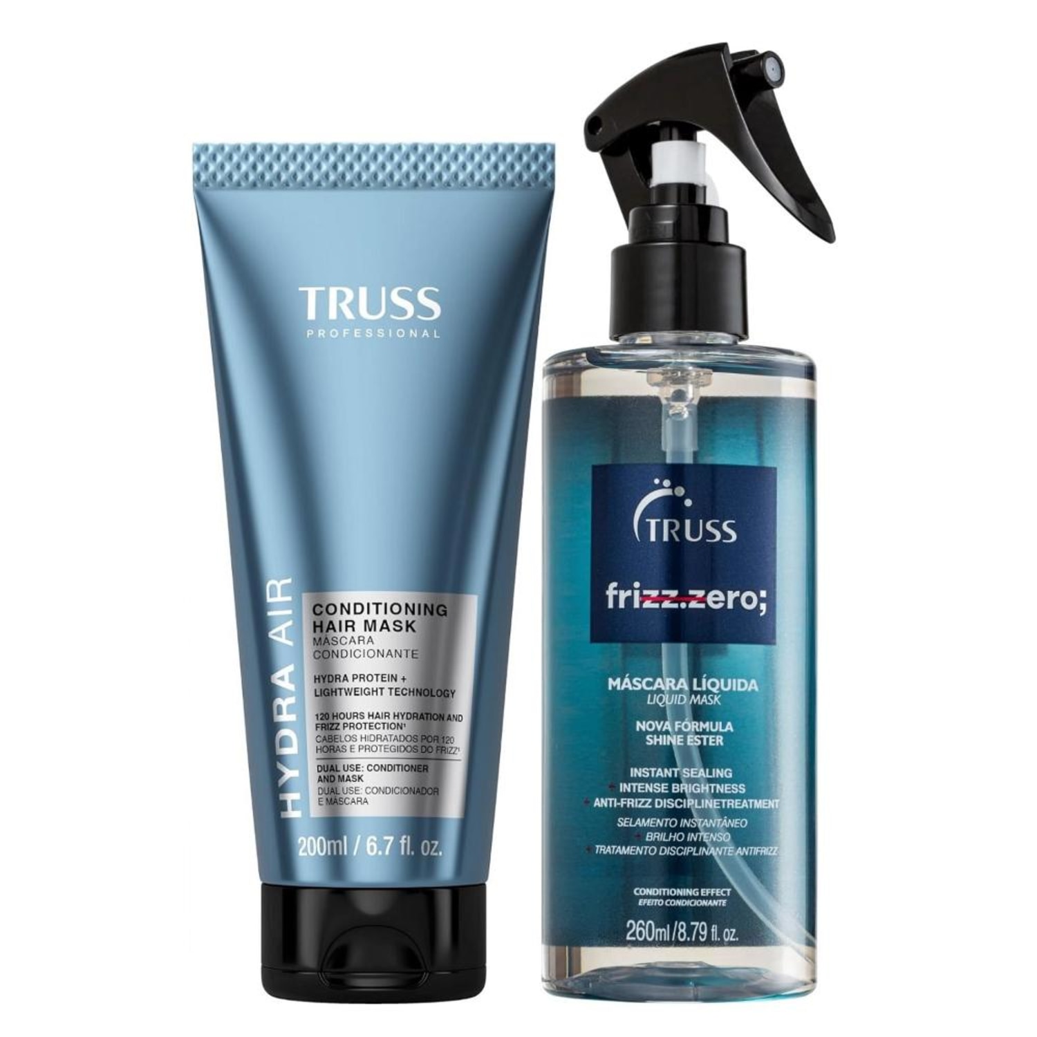 Kit Truss Hydra Air - CondMask 200ml + Frizz Zero 260ml