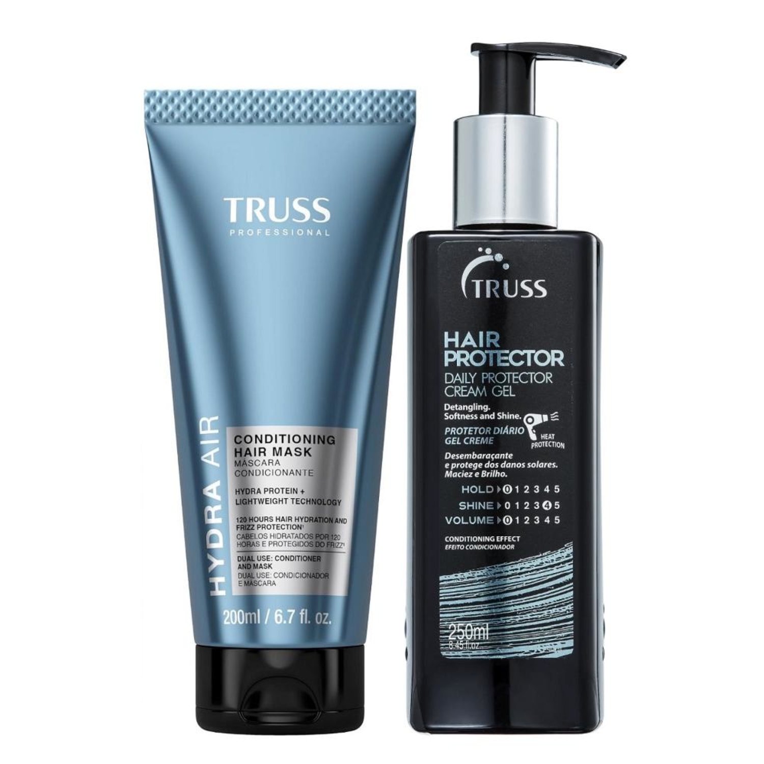 Kit Truss Hydra Air - CondMask 200ml + Hair Protector 250ml