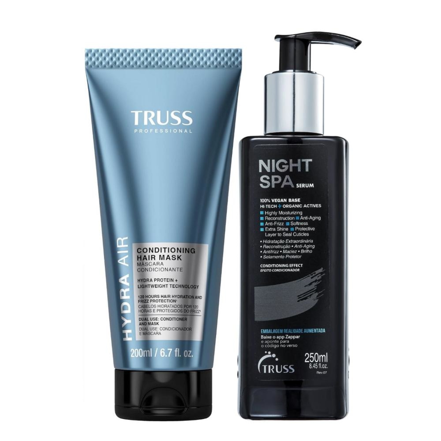 Kit Truss Hydra Air - CondMask 200ml + Night SPA 250ml