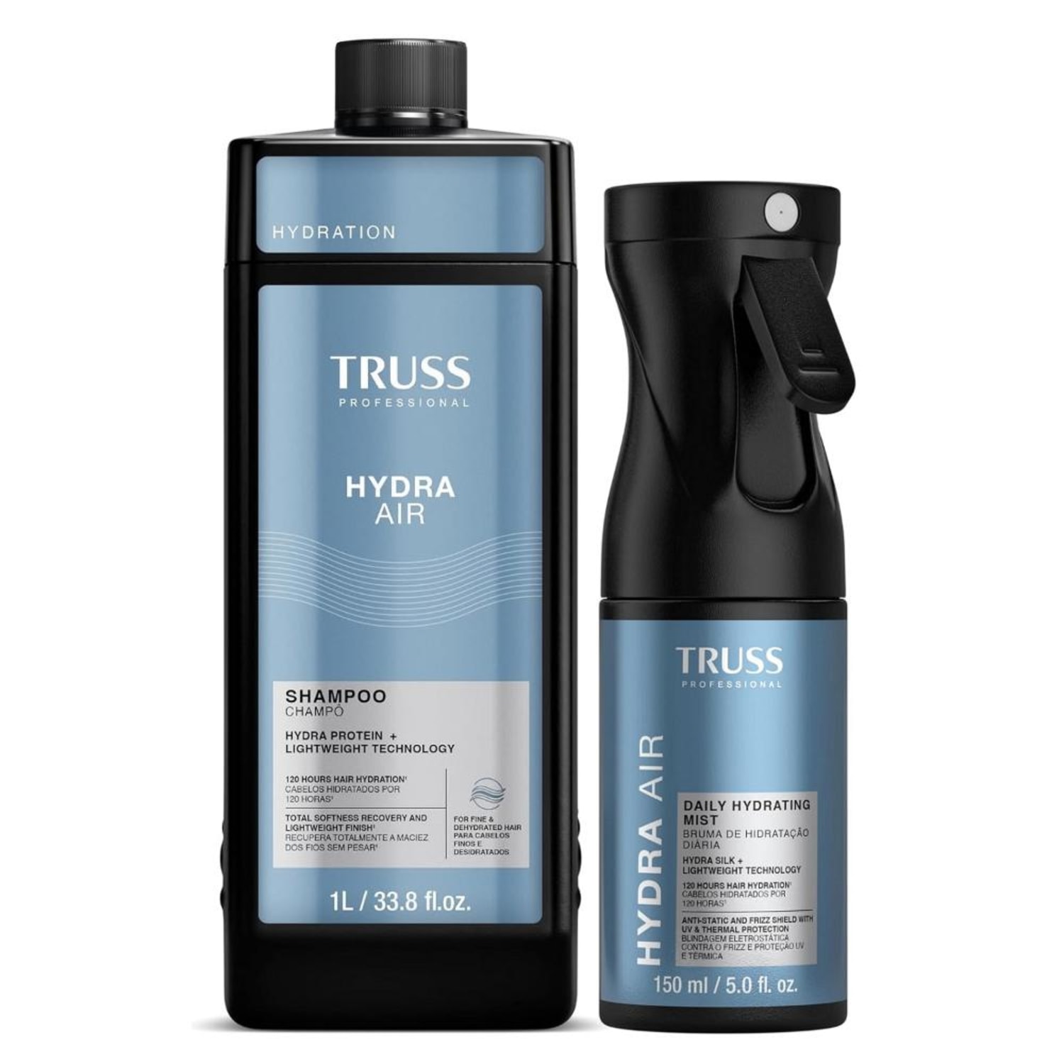 Kit Truss Hydra Air - Shampoo 1L + Bruma 150ml