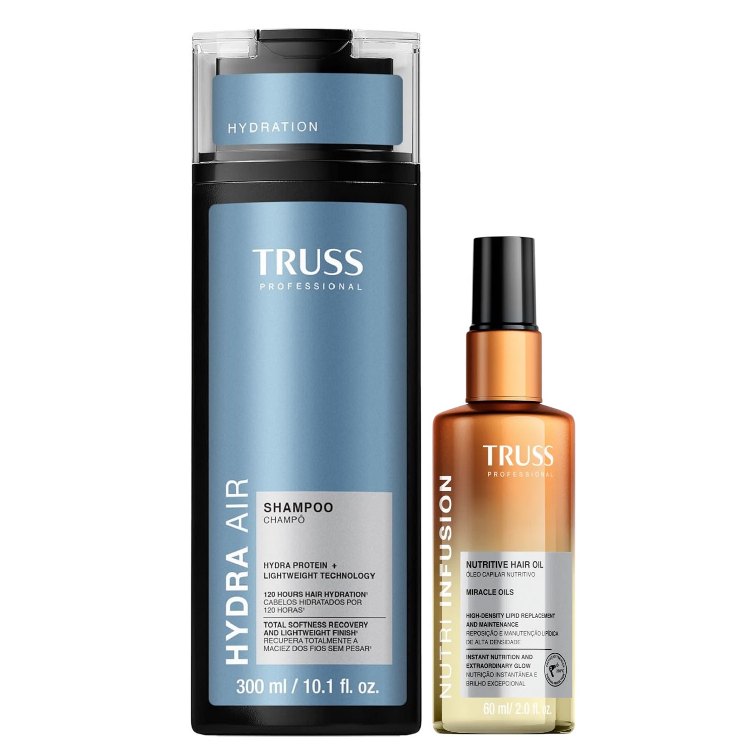 Kit Truss Hydra Air - Shampoo 300ml + Nutri Infusion Oil 60ml