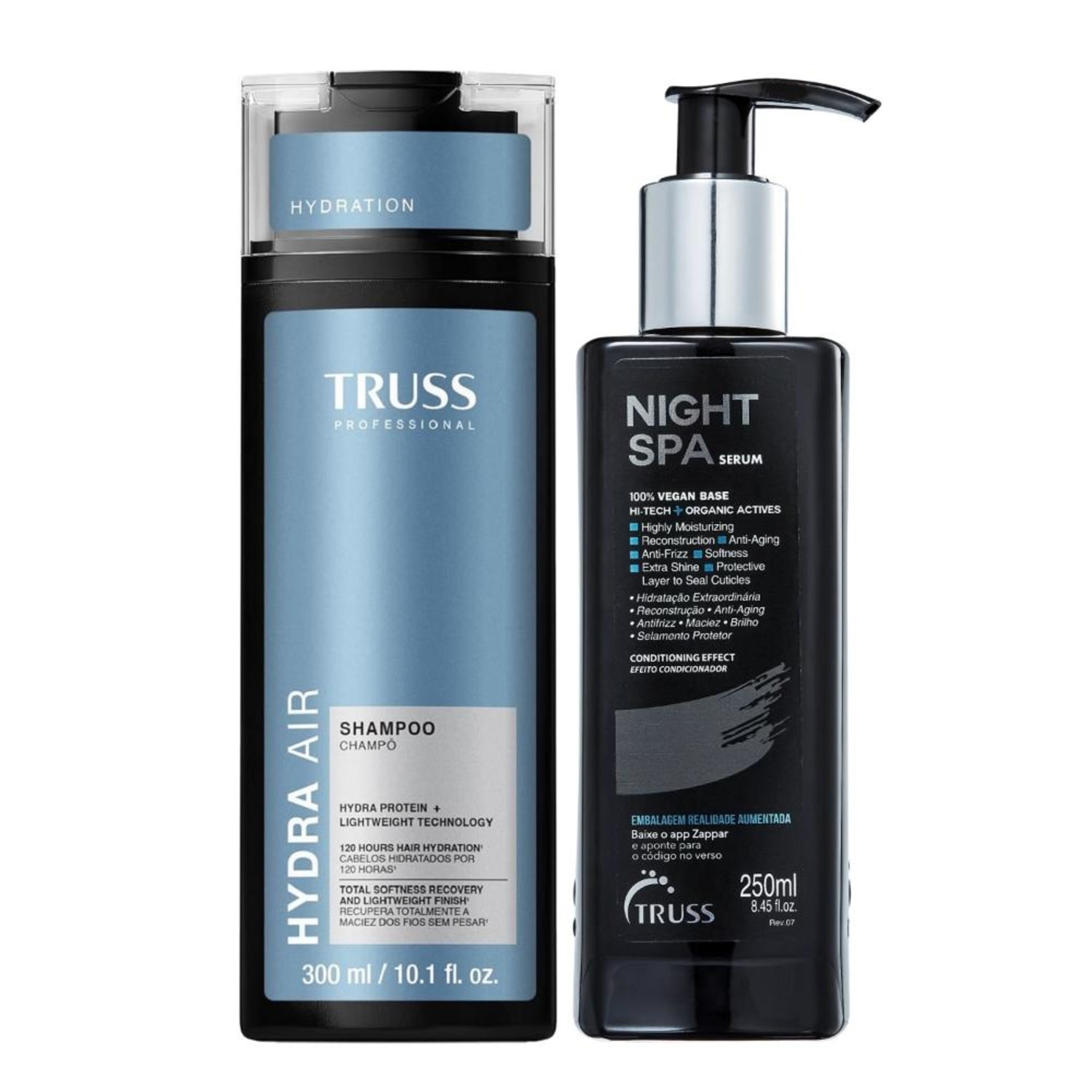 Kit Truss Hydra Air - Shampoo 300ml + Night SPA 250ml