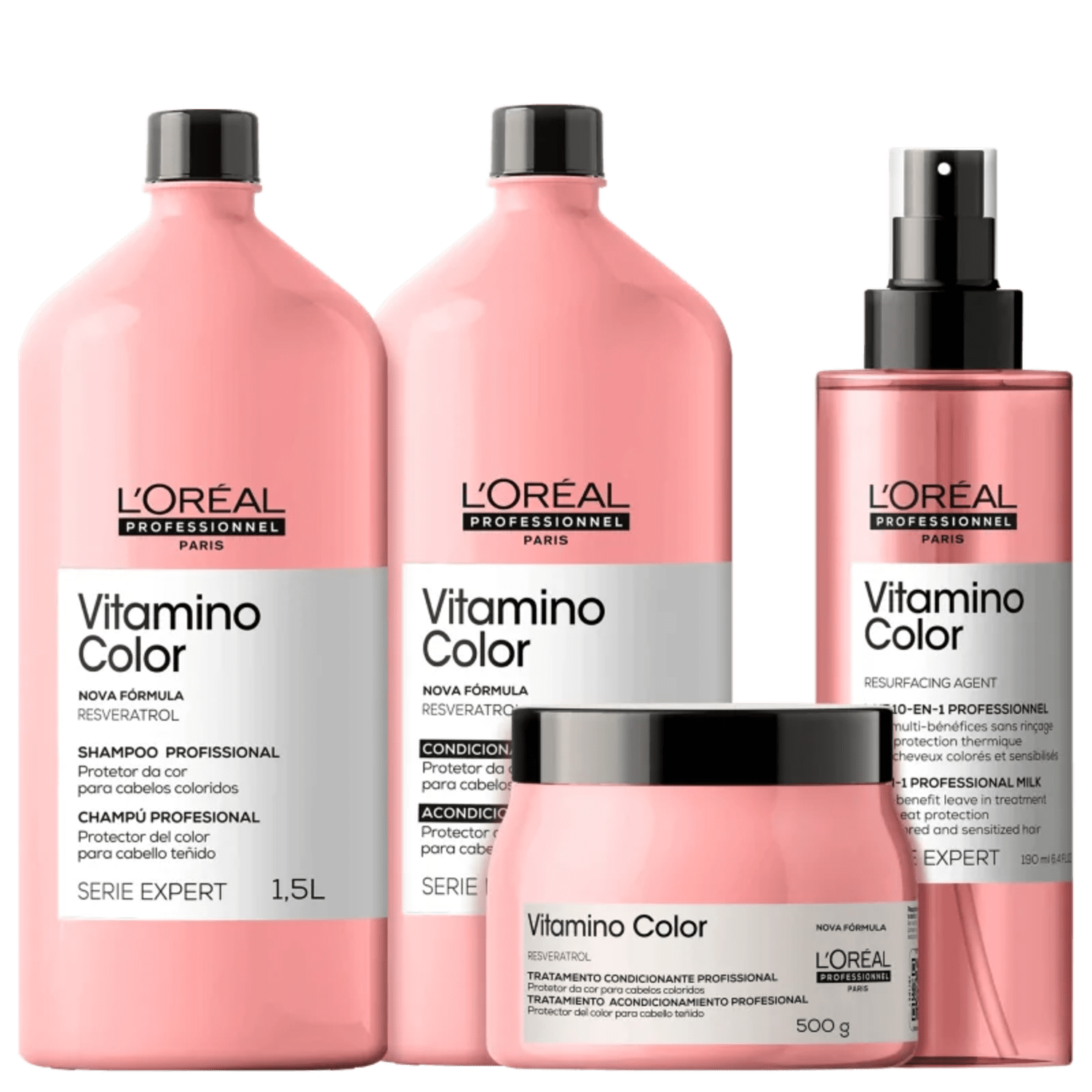 Kit L'Oréal Professionnel Serie Expert Vitamino Color Salon Completo (4 Produtos)