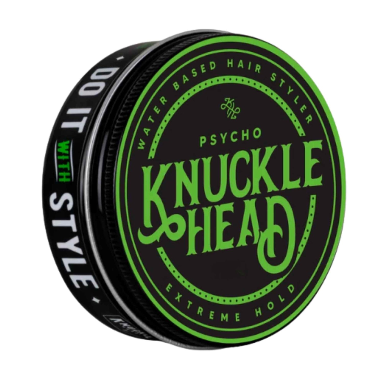 Pomada Modeladora Knucklehead Psycho 50g Efeito Brilho com Alta Fixação