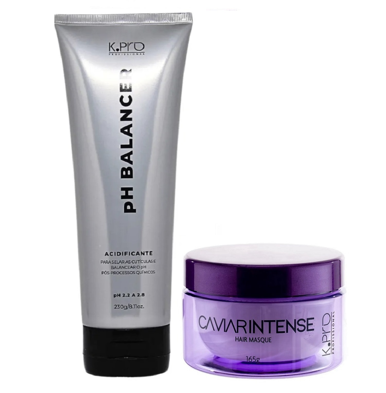 Kit K.Pro Caviar Colors Mask + pH Balancer (2 Produtos)