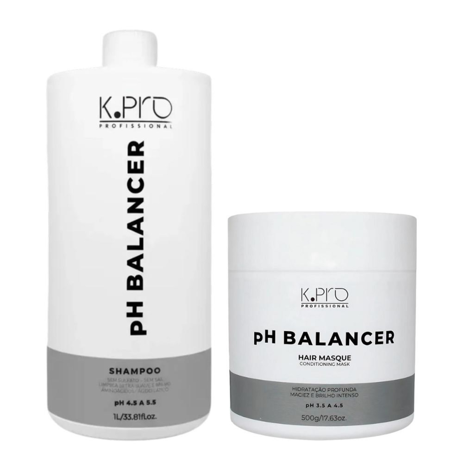 Kit K.Pro pH Balancer Pro Fios Danificados (2 Produtos)