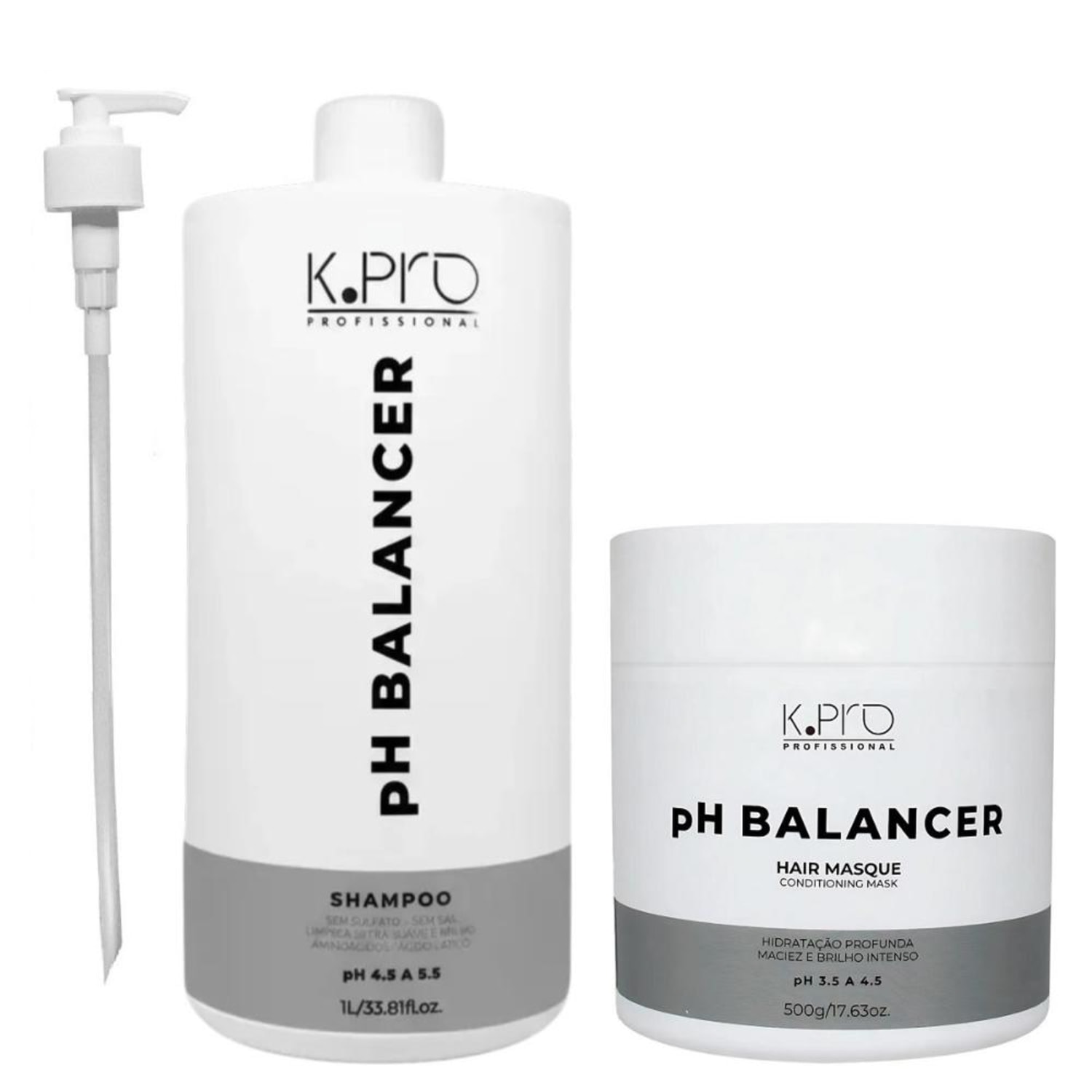 Kit K.Pro pH Balancer Pro Fios Danificados + Valvulas Pump (2 Produtos)