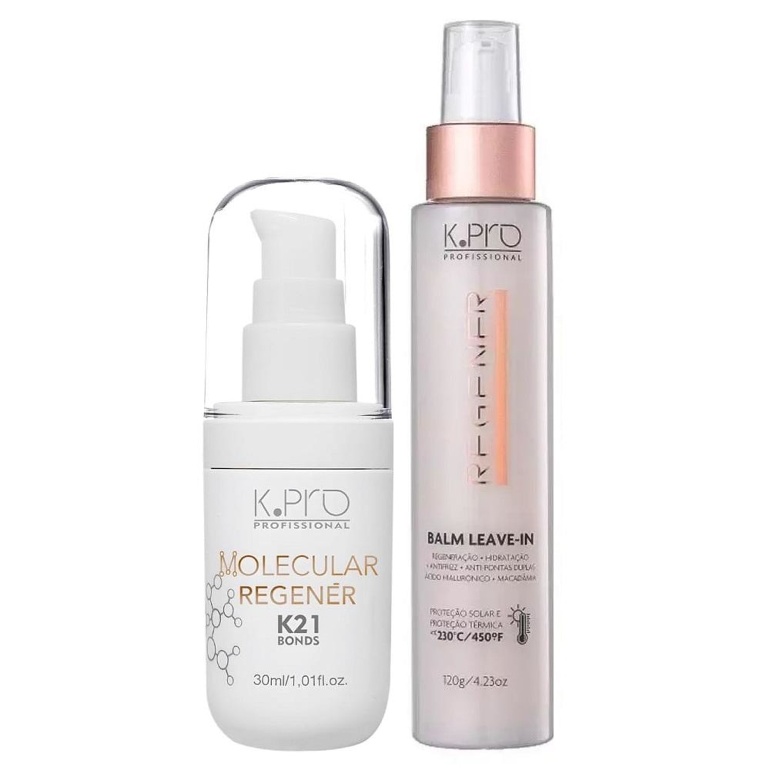Kit K.Pro Regenér & K21 Bonds Balm Treatment (2 Produtos)