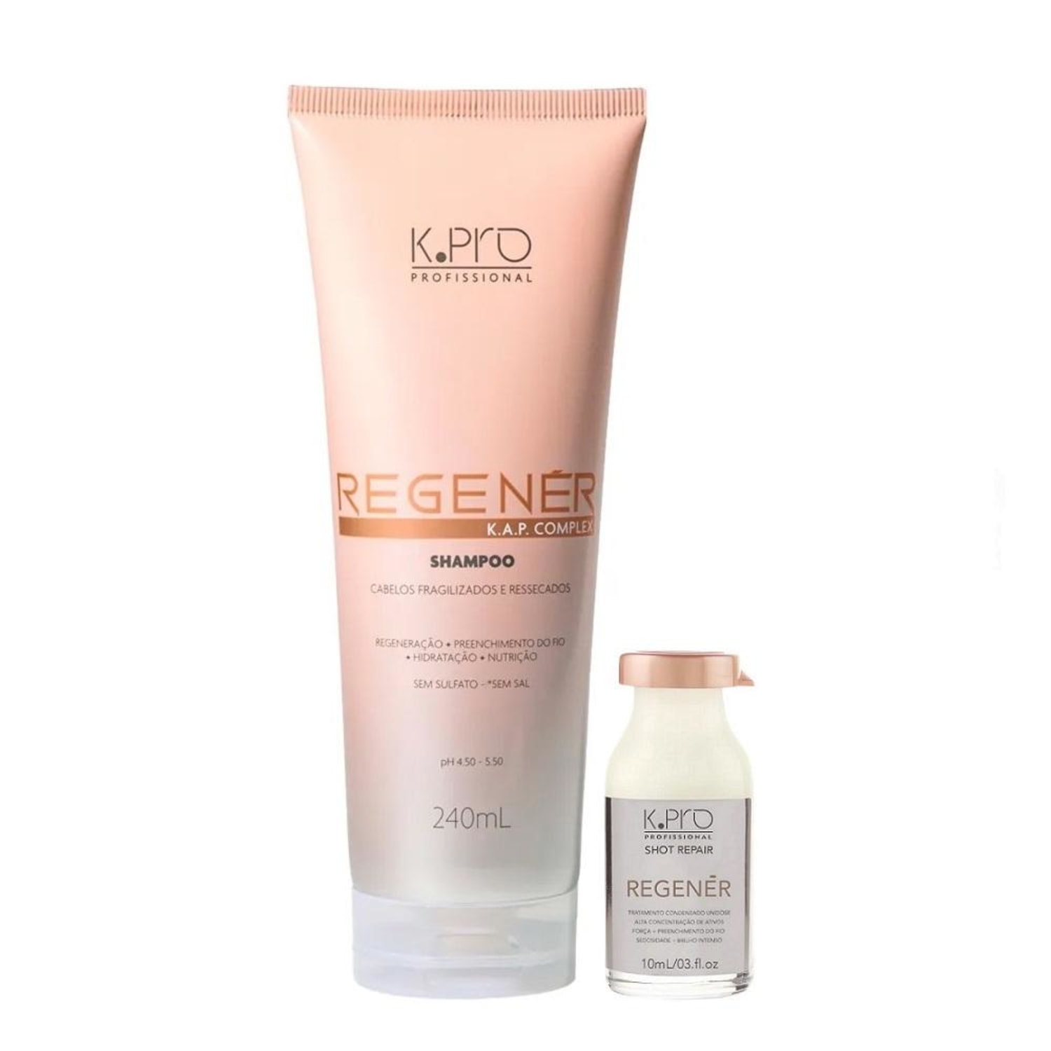 Kit K.Pro Regenér Shot Total Repair (2 Produtos)