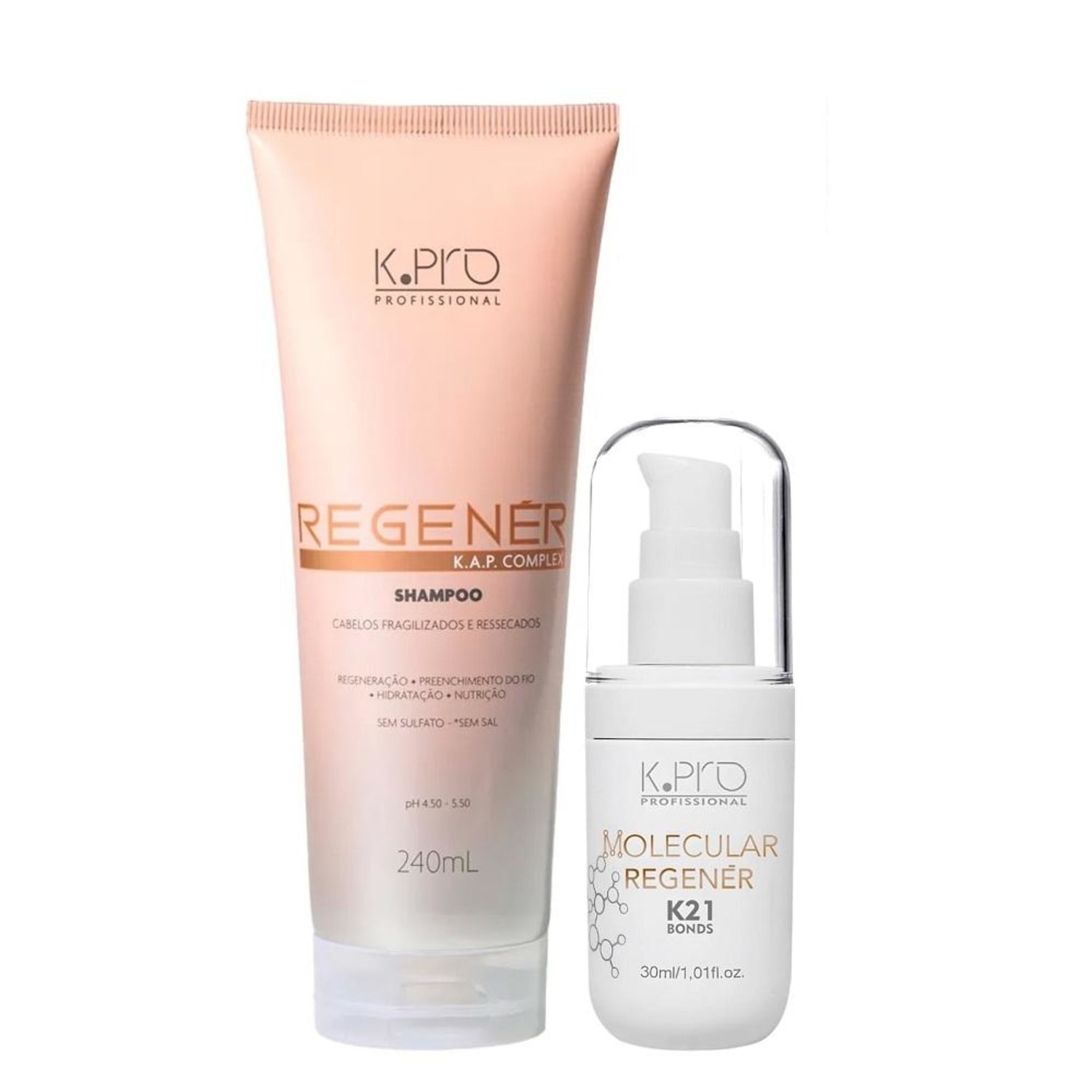 Kit K.Pro Regenér & K21 Bonds Care (2 Produtos)