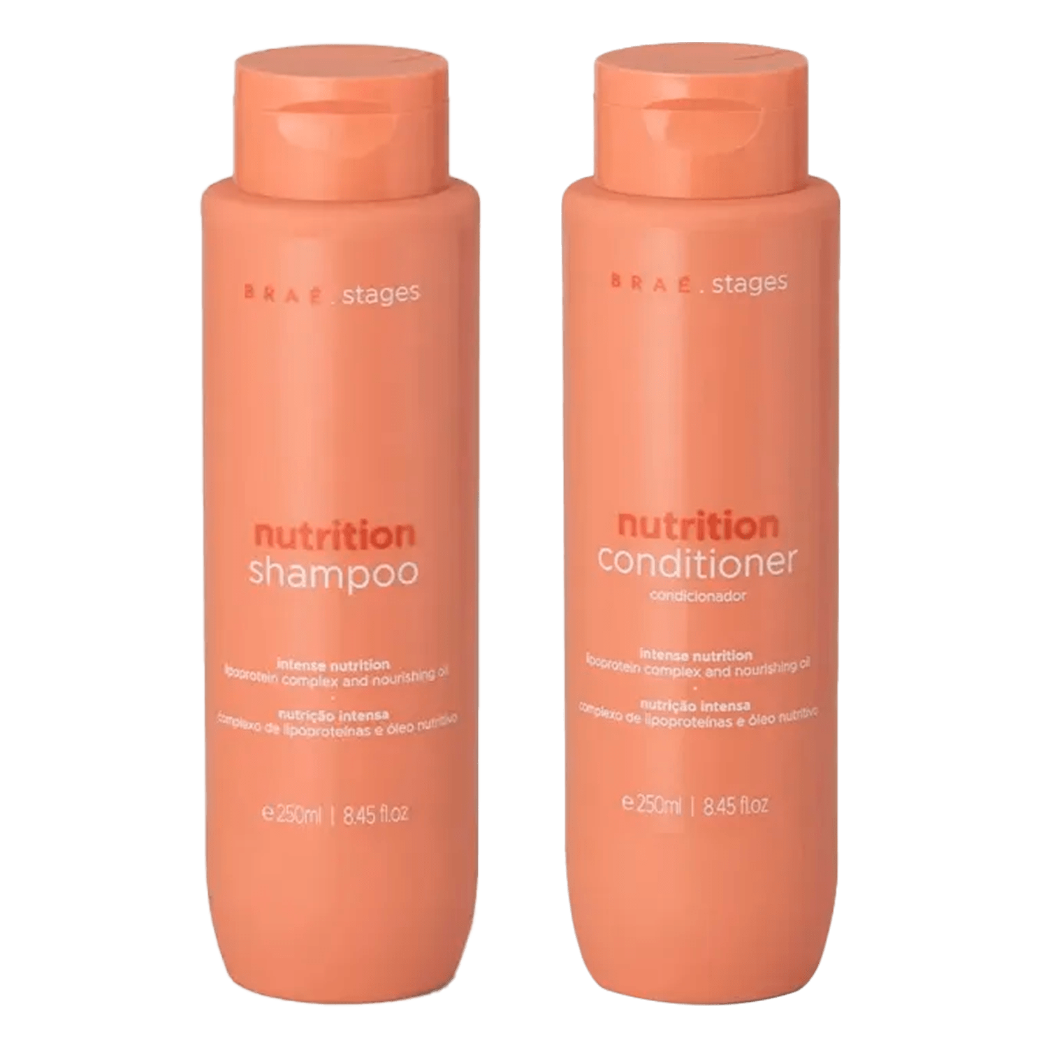 Kit Braé Stages Nutrition Shampoo 250ml + Condicionador 250ml