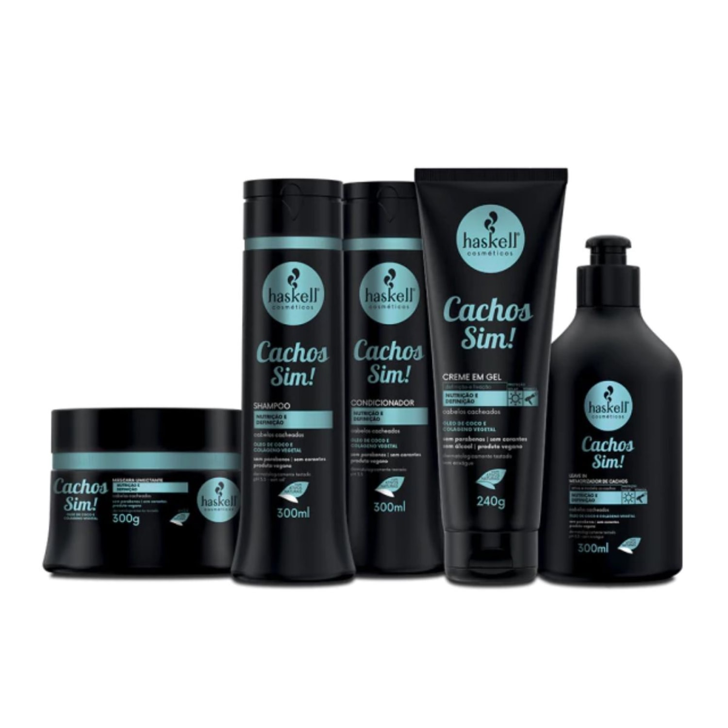 Kit Haskell Cachos Sim! Total (5 Produtos) 300