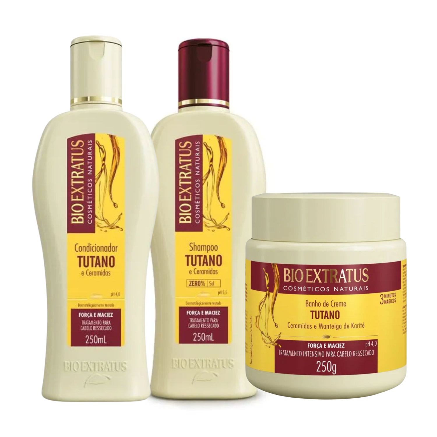 Kit Bio Extratus Tutano (250mL/g) Trio
