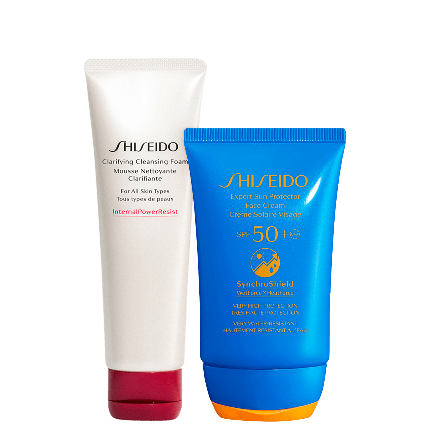Kit Shiseido Cleansing & Sun Protector (2 Produtos)