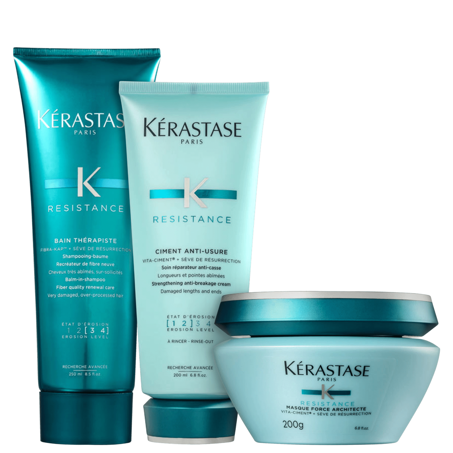 Kit Kérastase Résistance Trio Force (3 Produtos)
