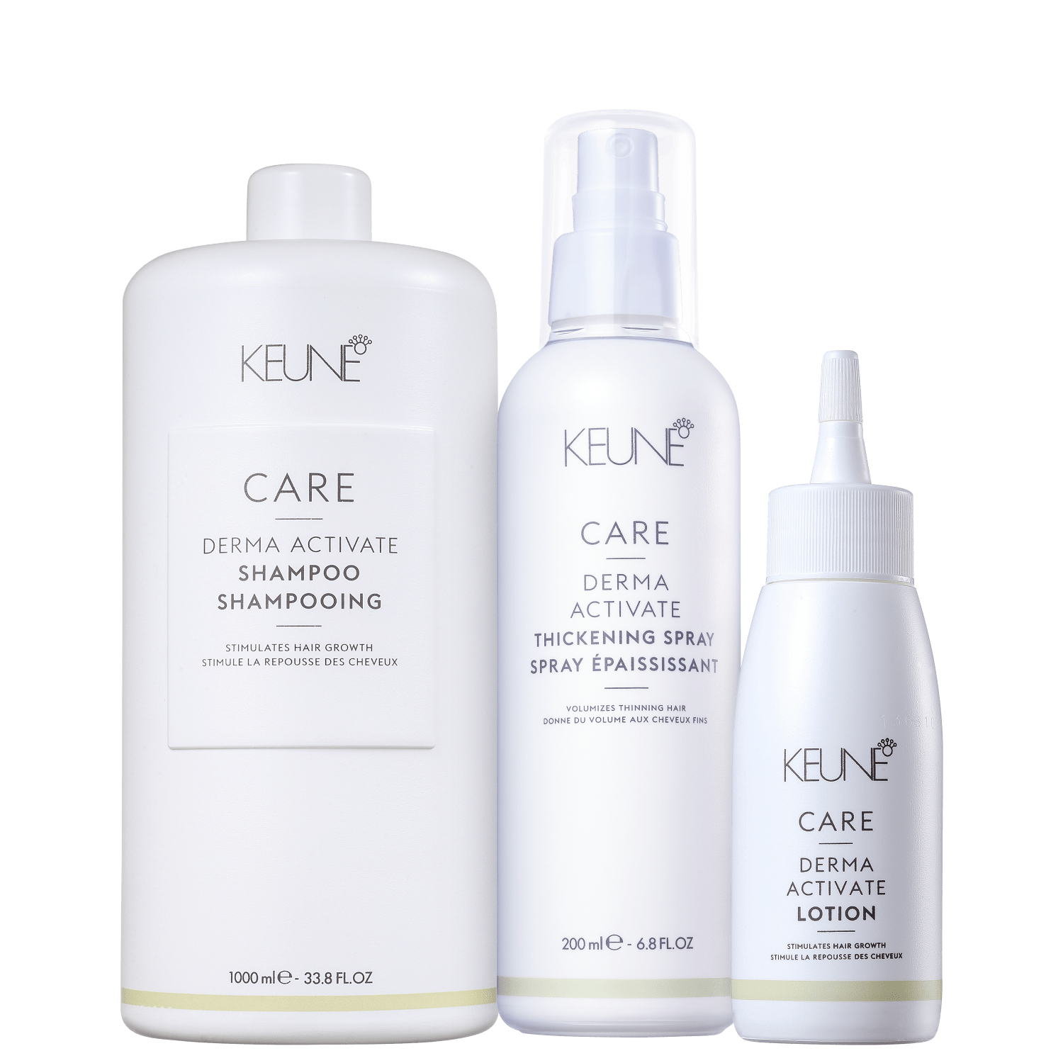 Kit Keune Care Derma Activate Trio Plus (3 Produtos)