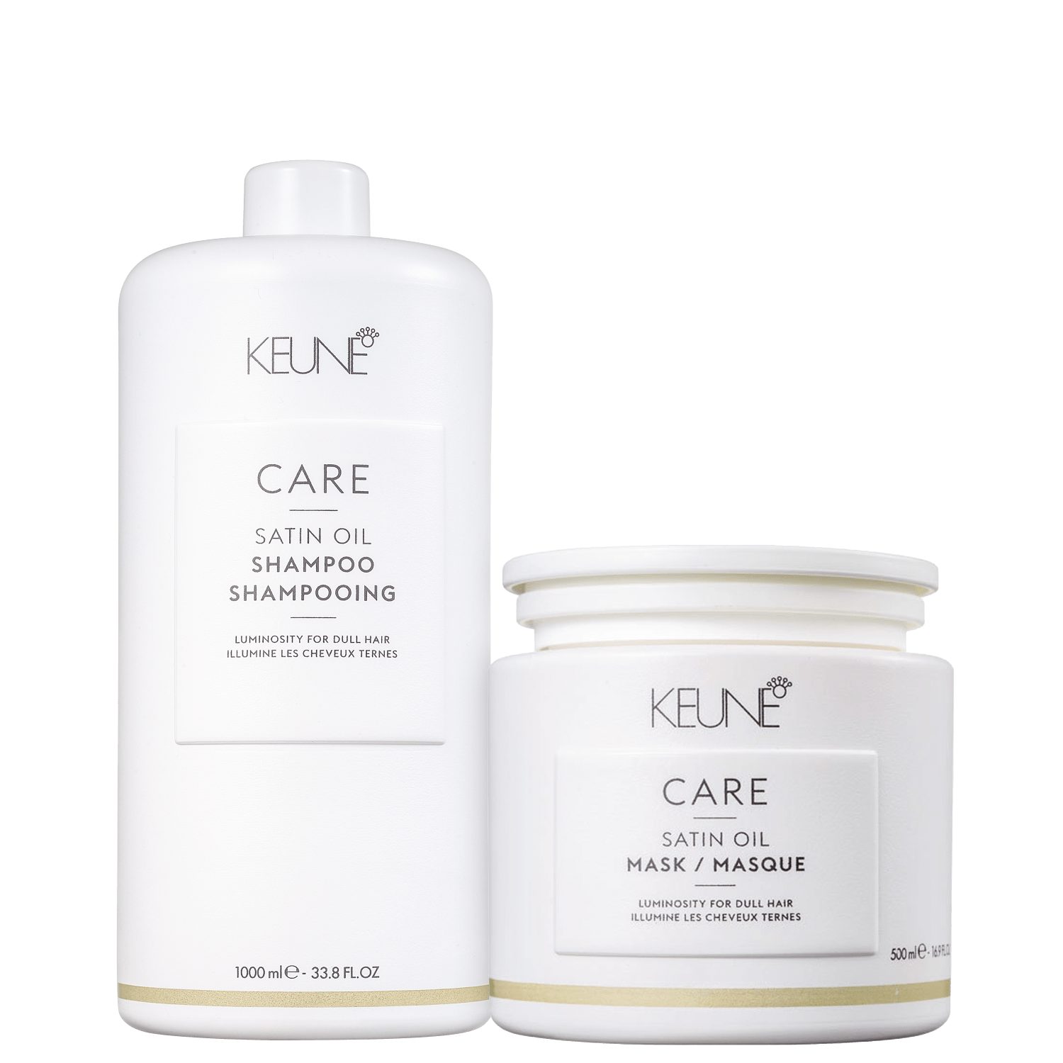 Kit Keune Care Satin Oil Duo Plus (2 Produtos)