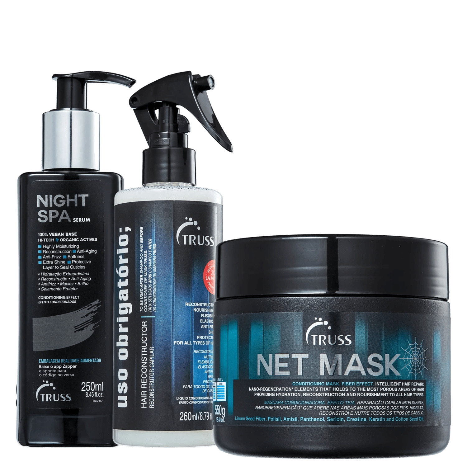 Kit TRUSS Power Treatment (3 Produtos)