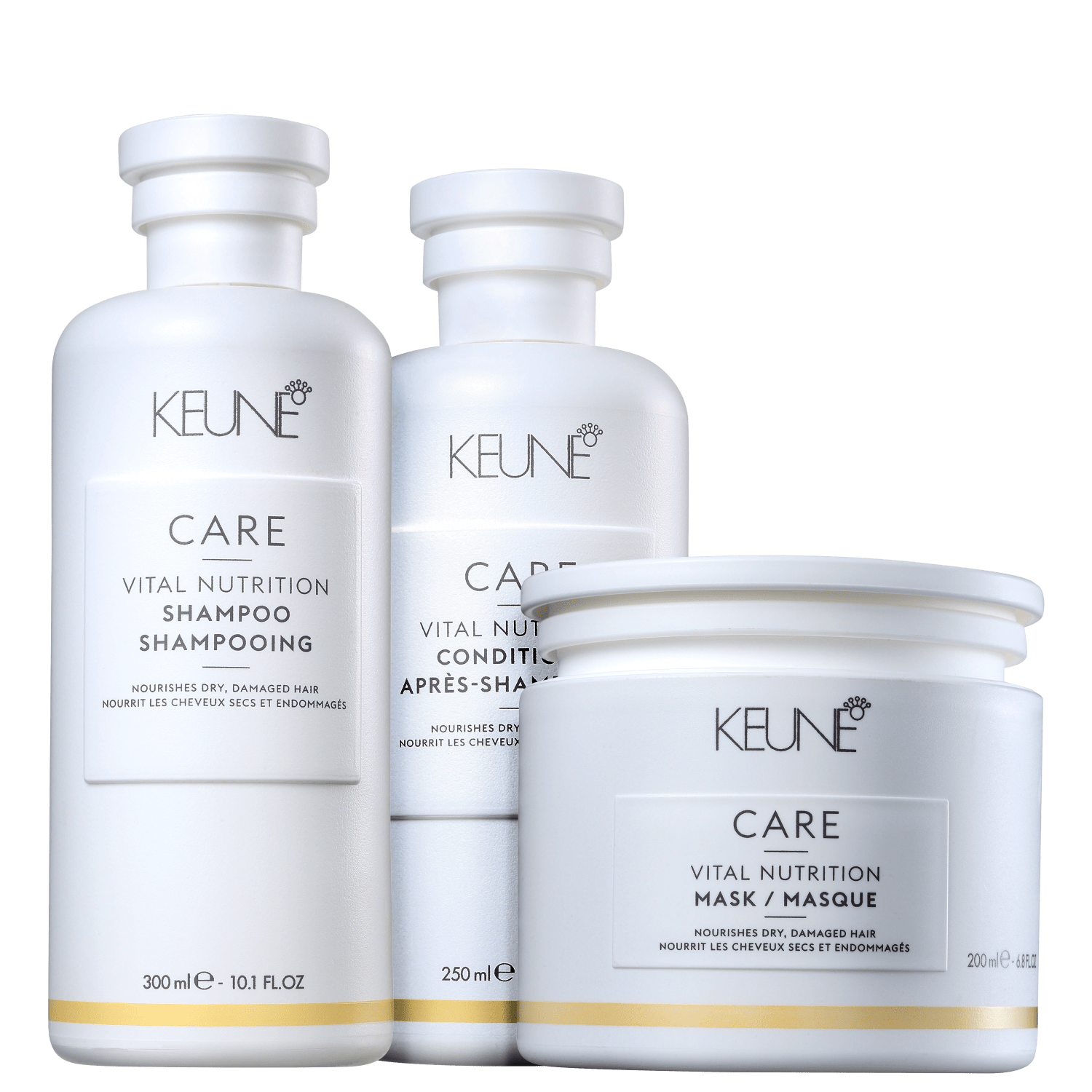 Kit Keune Care Vital Nutrition Trio (3 Produtos)