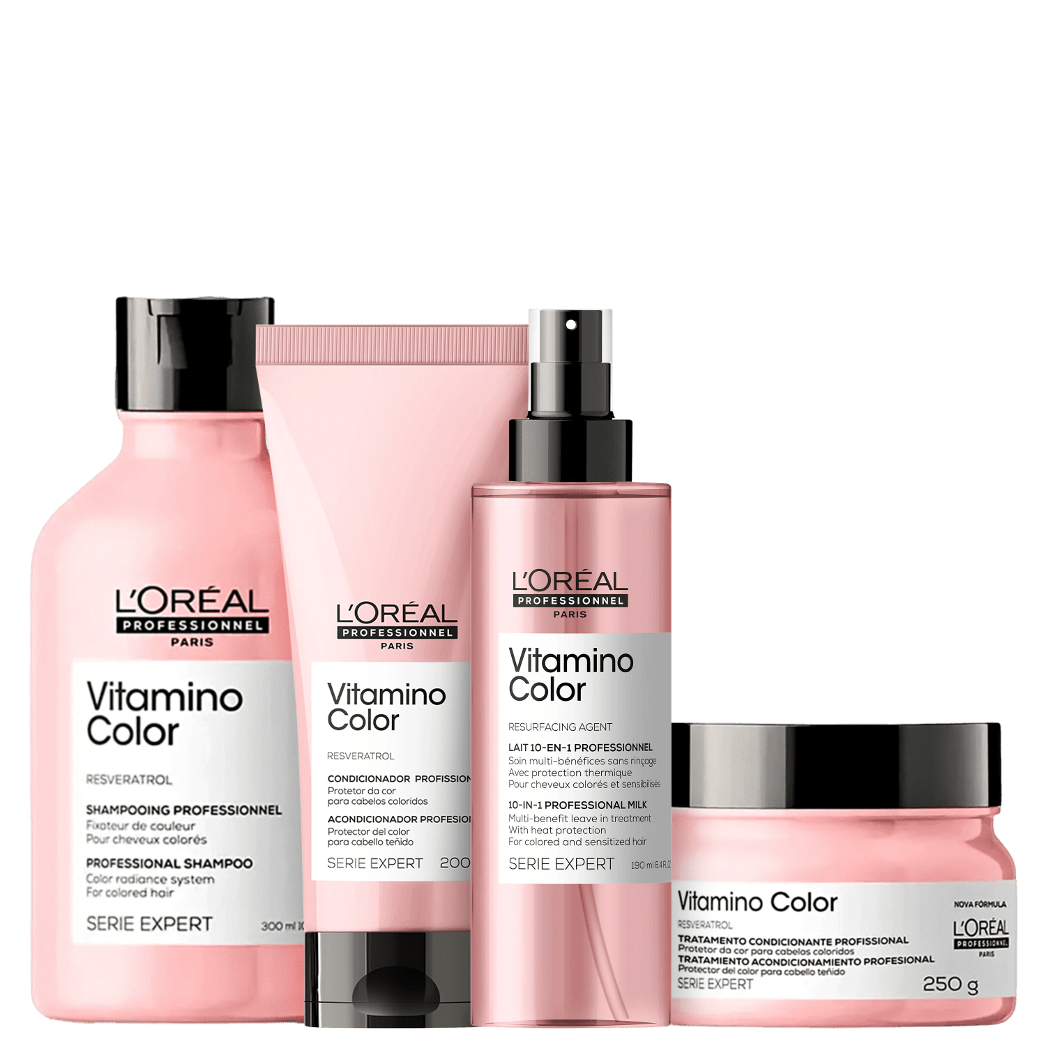 Kit L’Oréal Professionnel Serie Expert Vitamino Color Resveratrol Intense (4 Produtos)